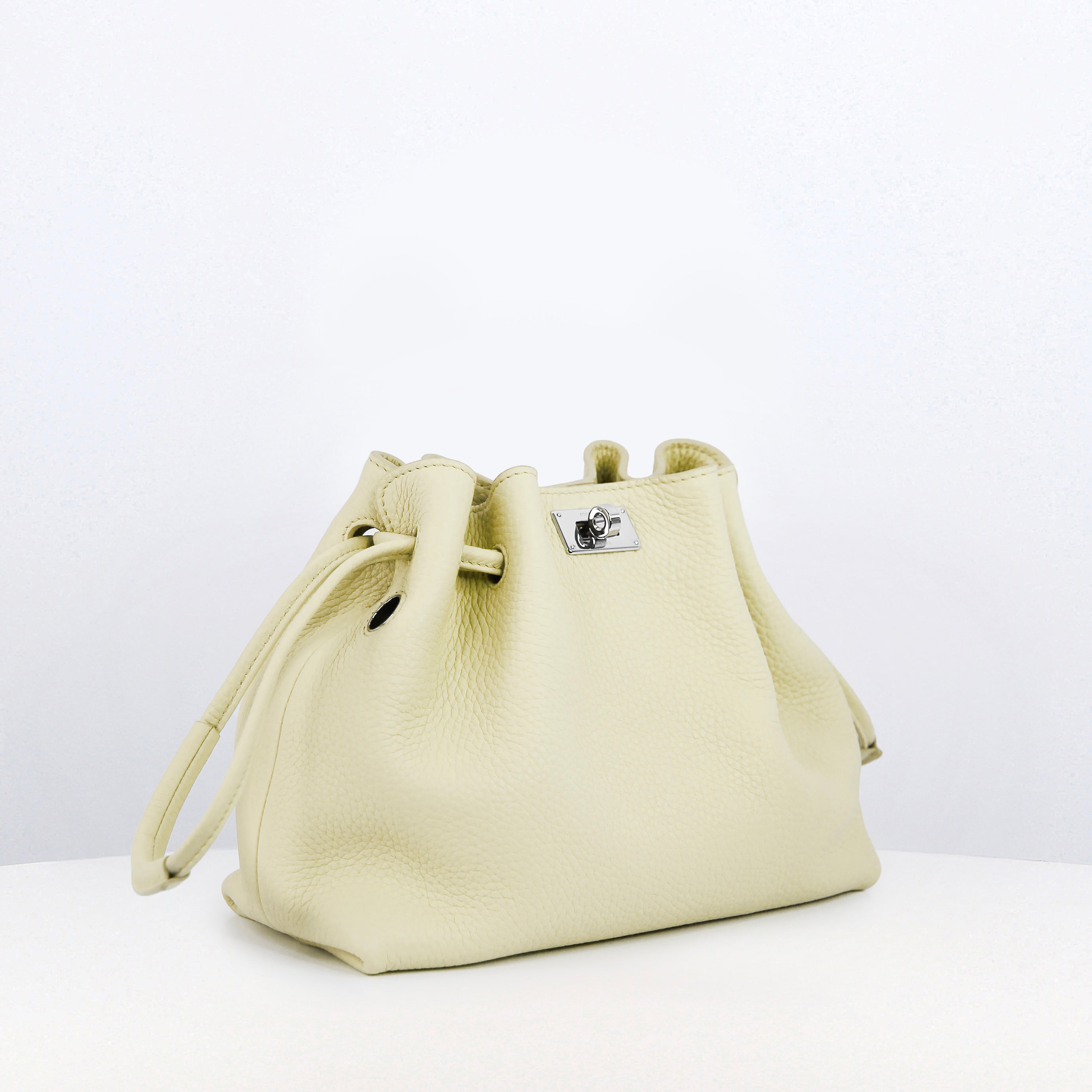 SAC BOURSE EN CUIR COLETTE MINI CHANTILLY