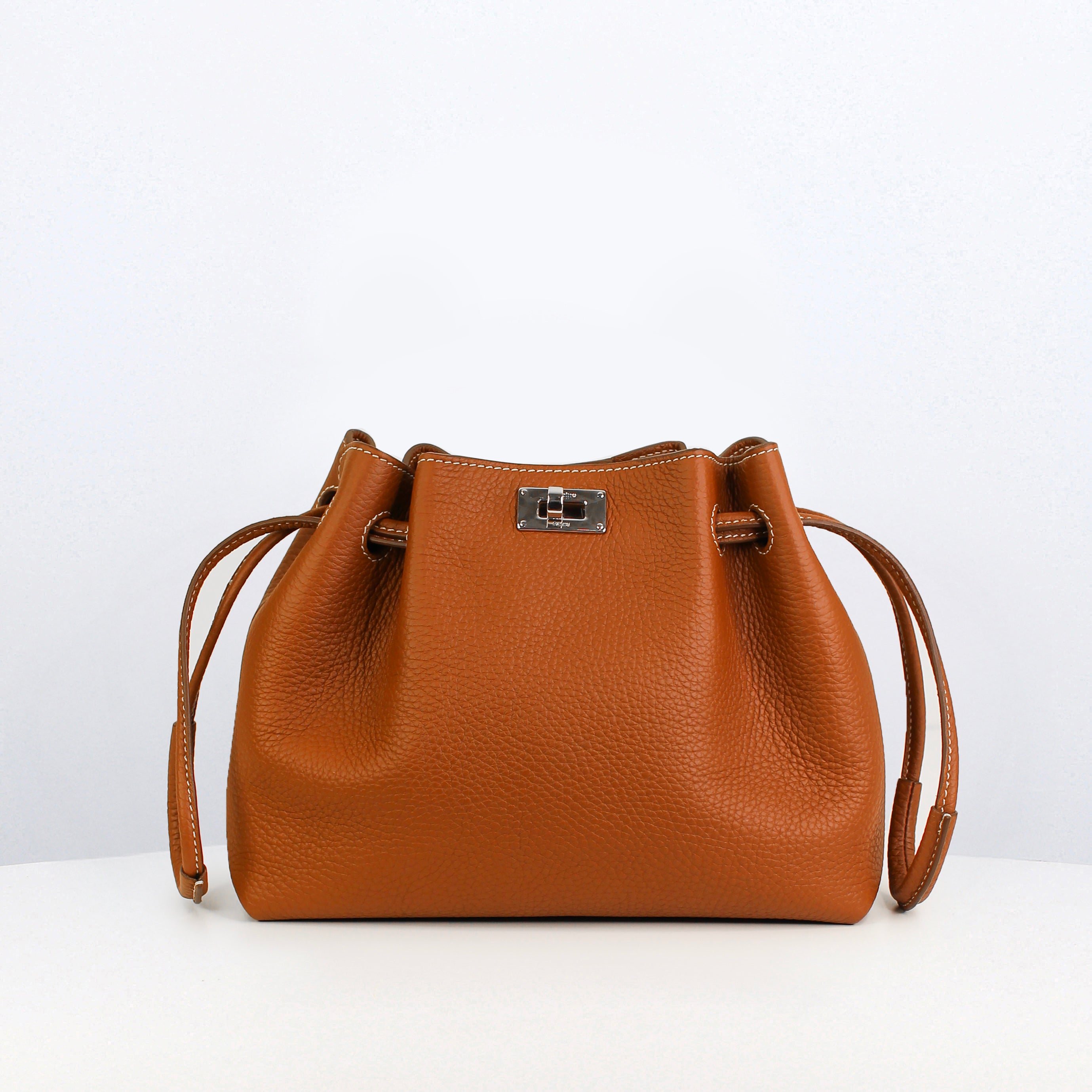 "Archive Event" SAC BOURSE EN CUIR COLETTE MINI GOLD