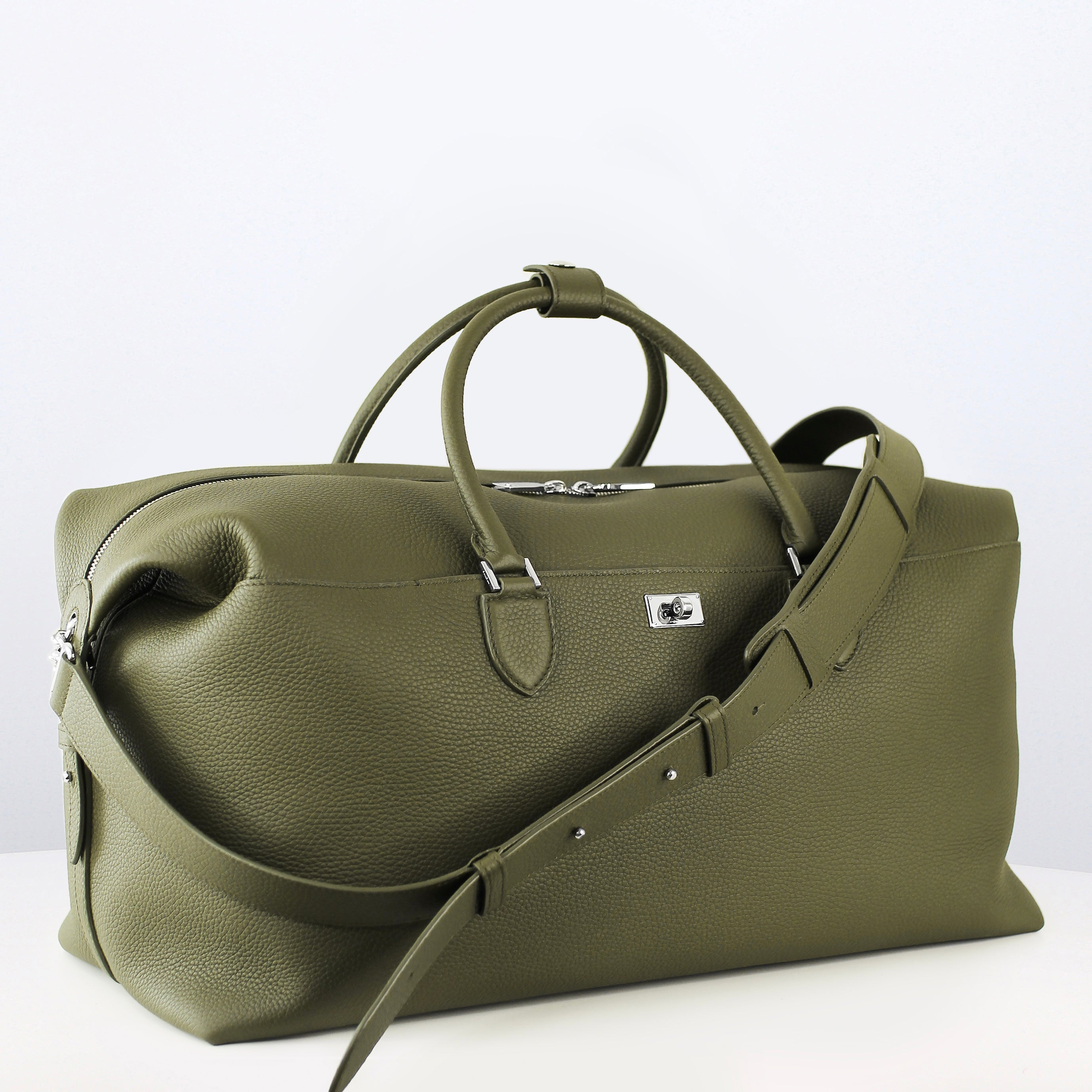 MONTPARNASSE DUFFLE LEDERTASCHE KHAKI