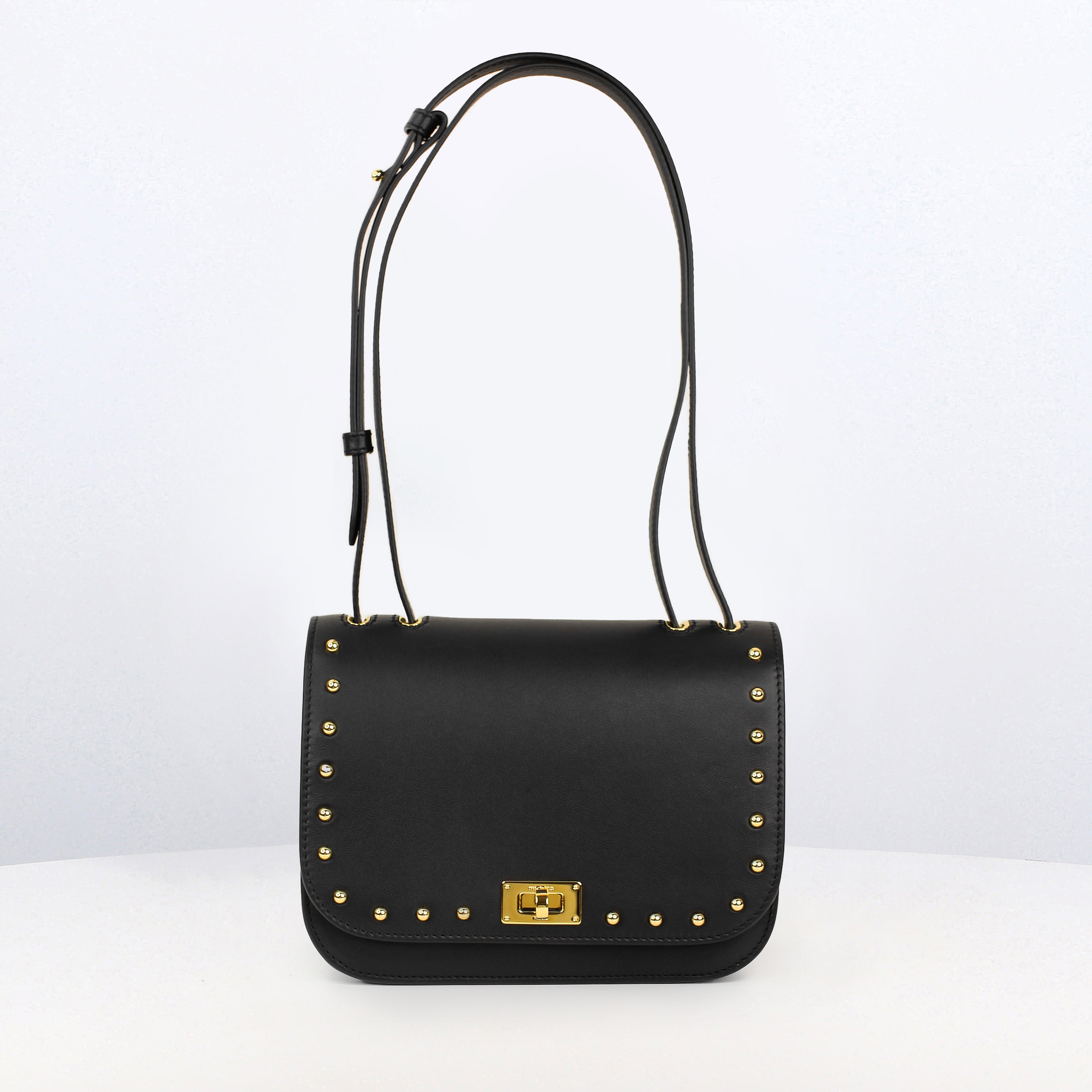 "Archiv-Events" ELYSÉE LEDERTASCHE SCHWARZ GENAGELT