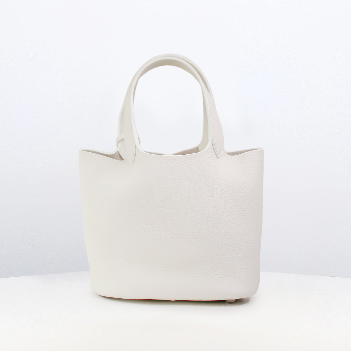 SAC À MAIN EN CUIR ÉTOILE MINI CRAIE LOVE