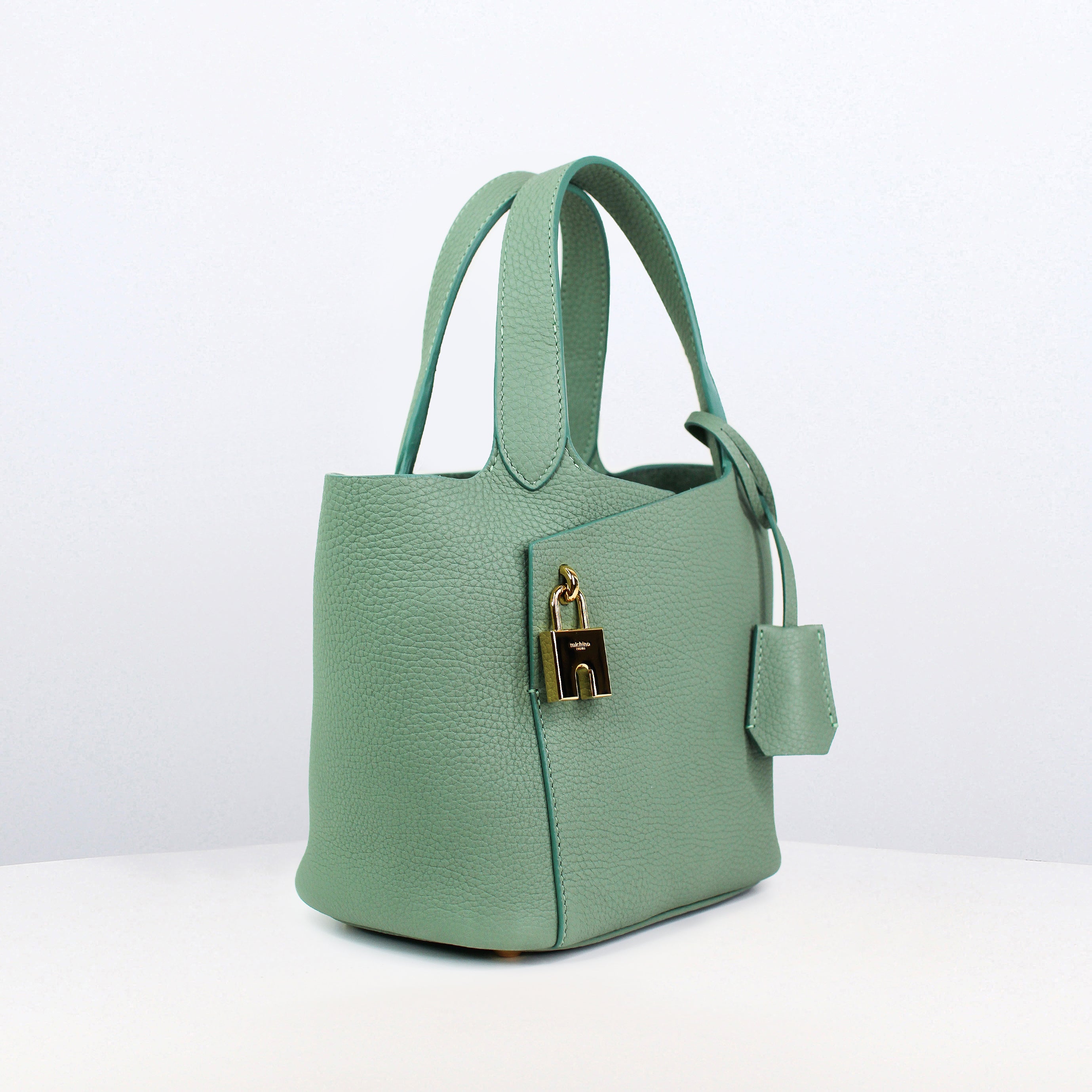 SAC A MAIN EN CUIR ETOILE MINI GIVERNY FINITIONS DORÉES