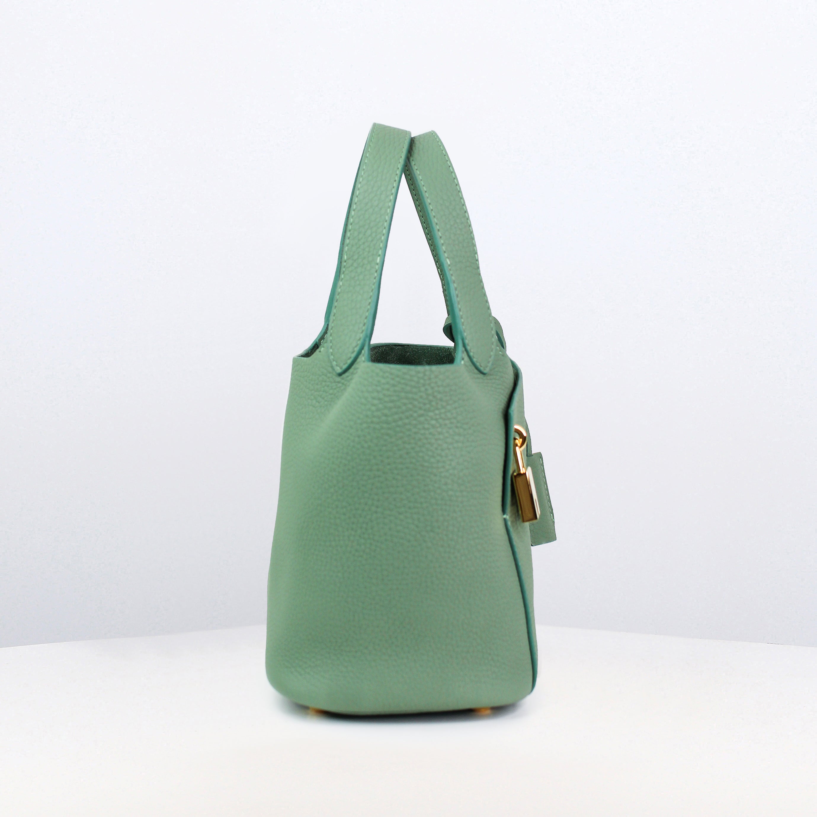SAC A MAIN EN CUIR ETOILE MINI GIVERNY FINITIONS DORÉES