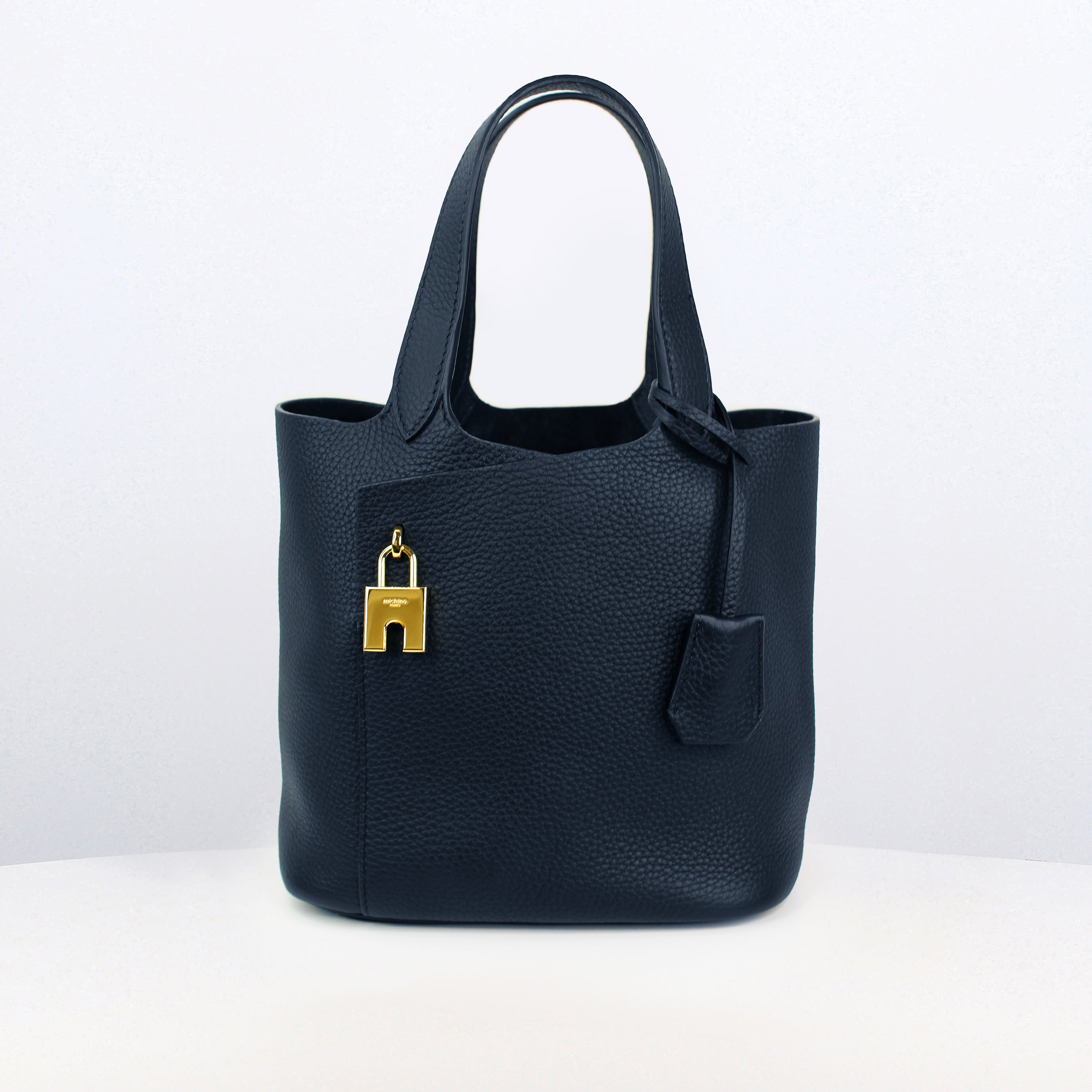 SAC A MAIN EN CUIR ETOILE PM ECLIPSE FINITIONS DORÉES