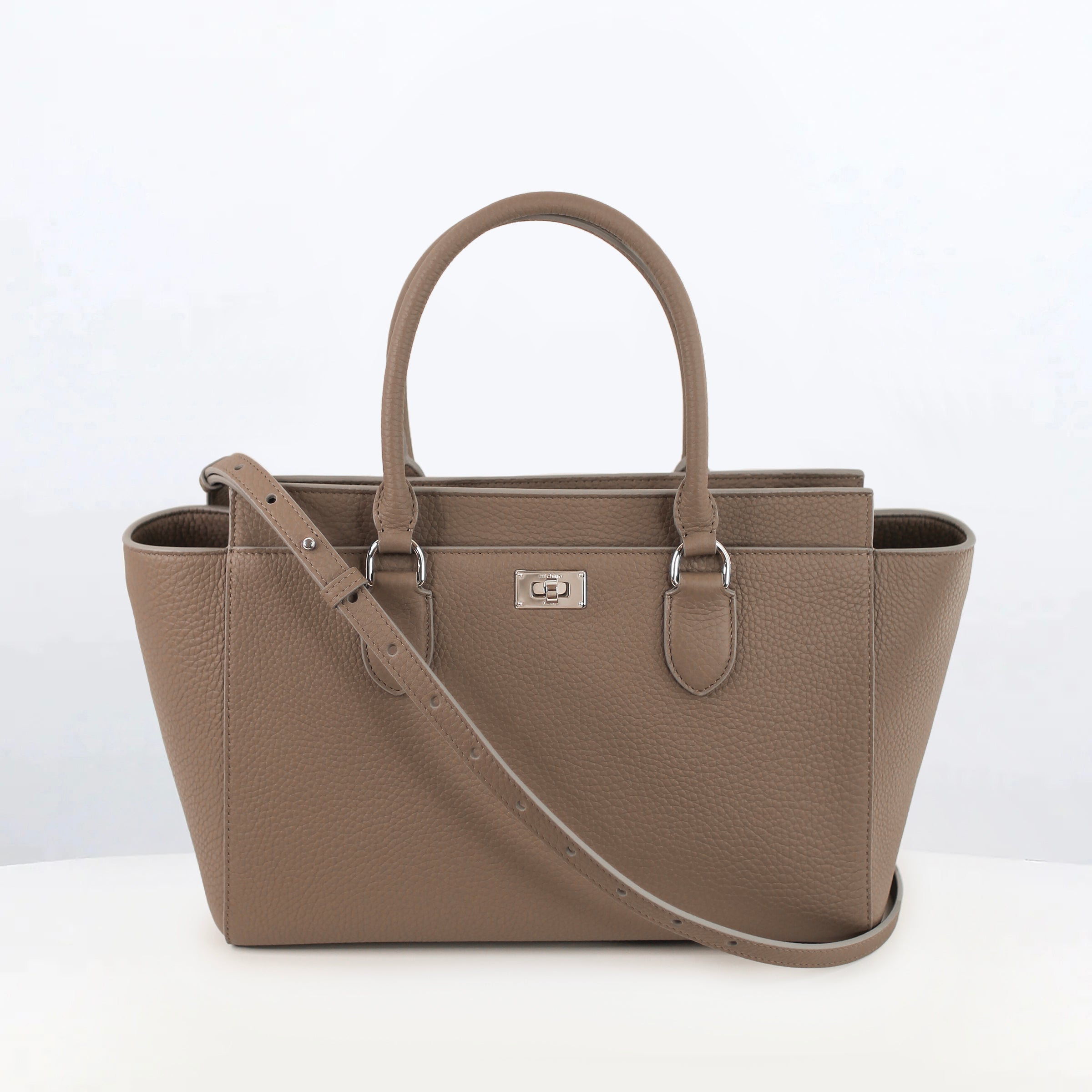 SAC À MAIN EN CUIR FAUBOURG PM ELEPHANT