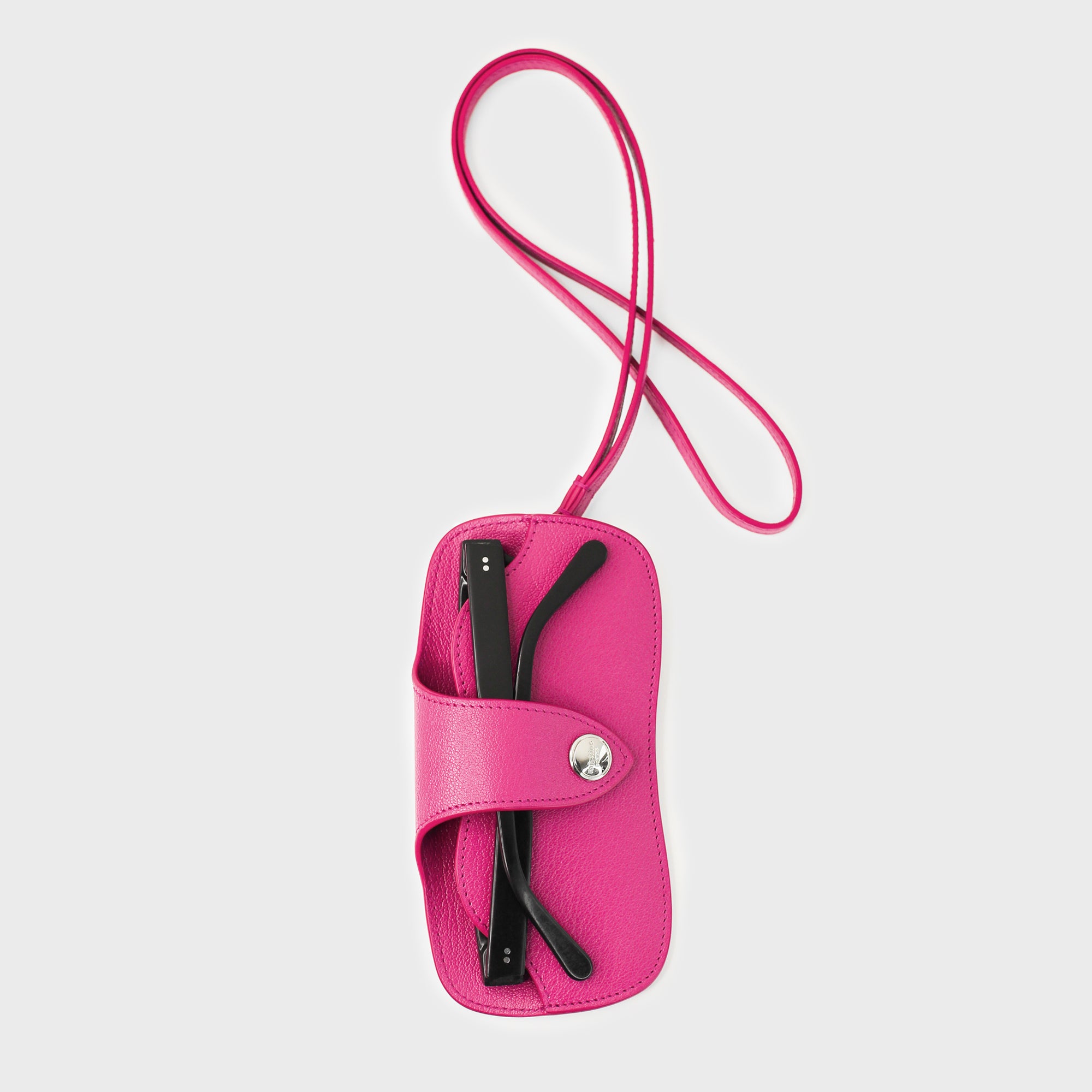 メガネケース フクシア