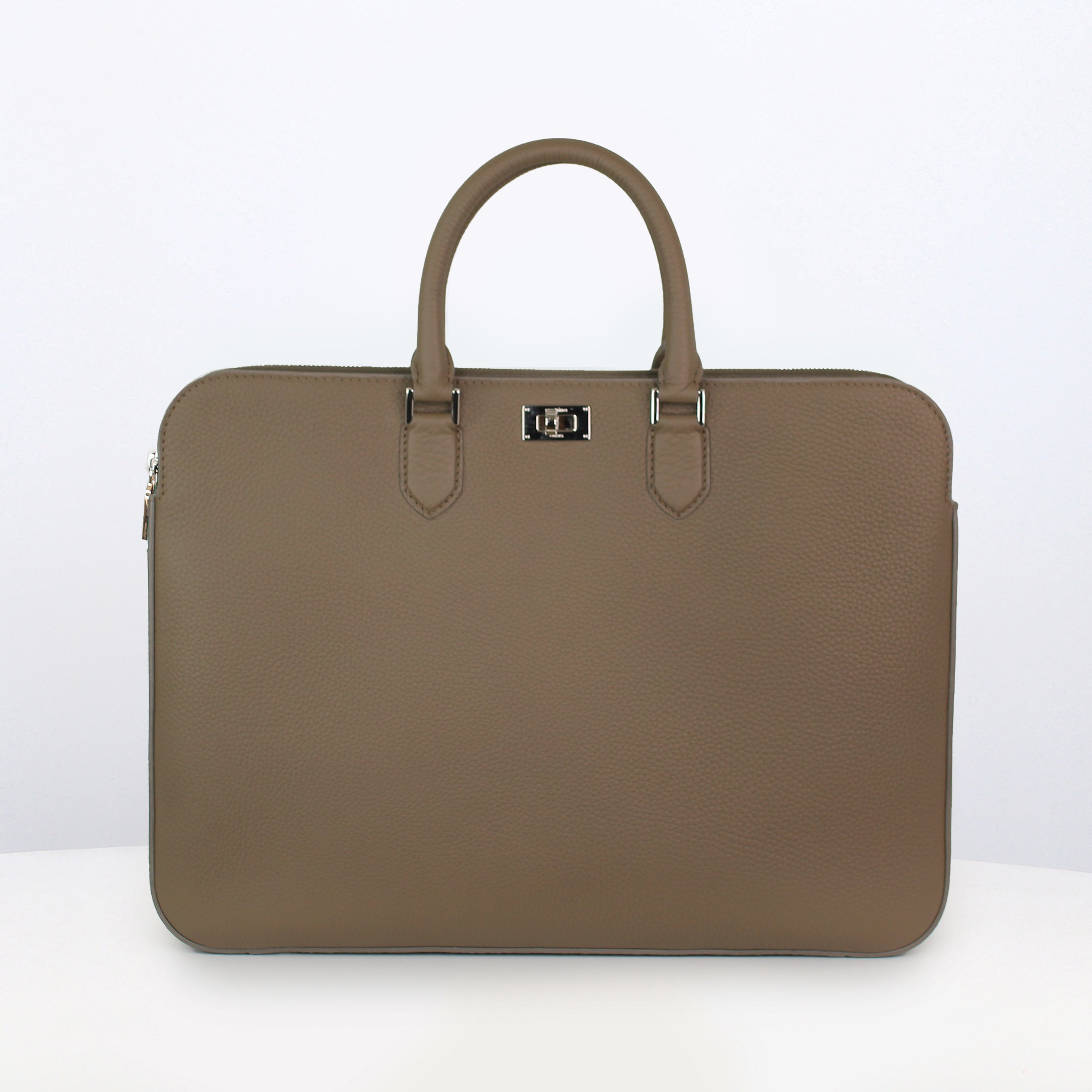 PORTE-DOCUMENTS EN CUIR ORSAY TAUPE
