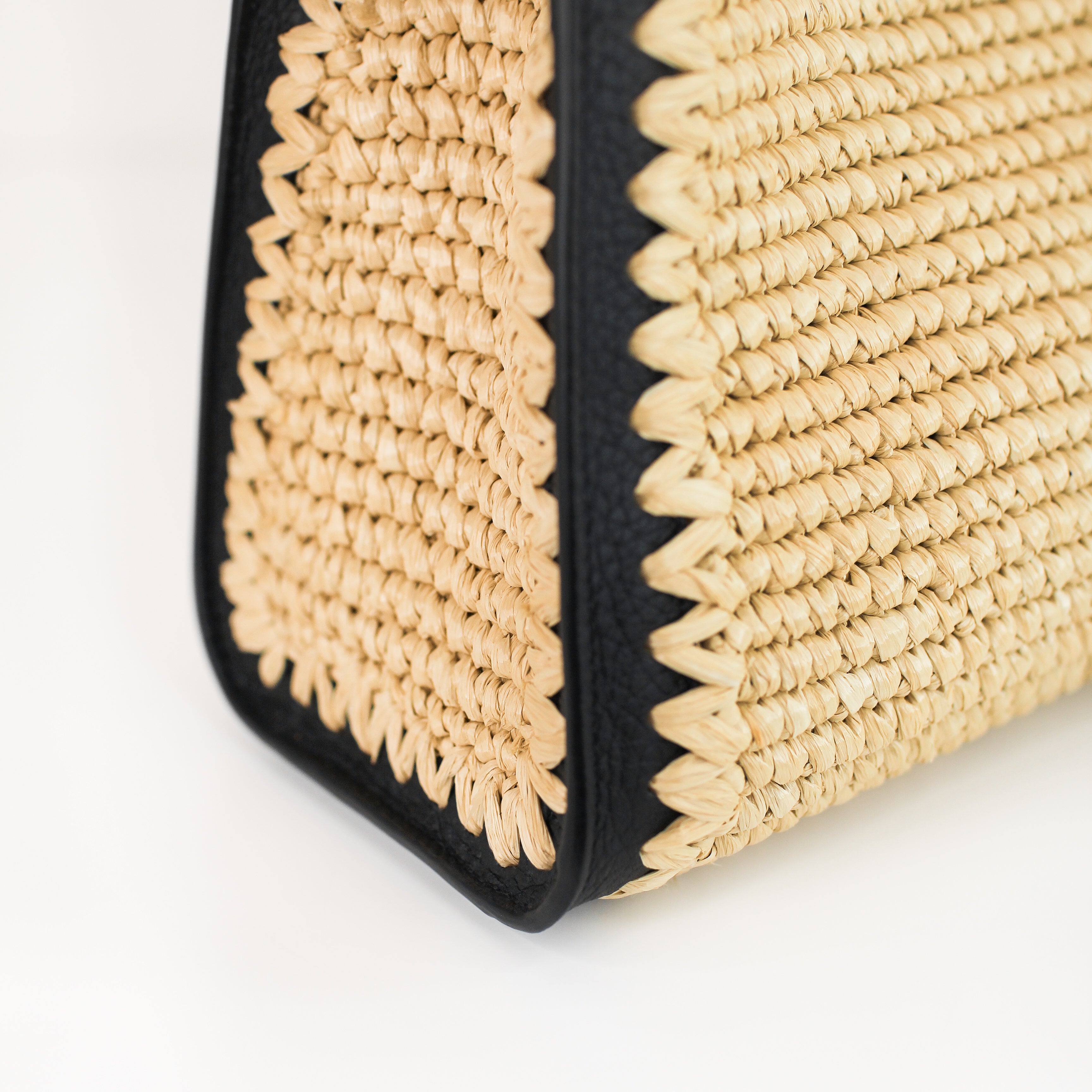 Lutece Mini Raffia Black