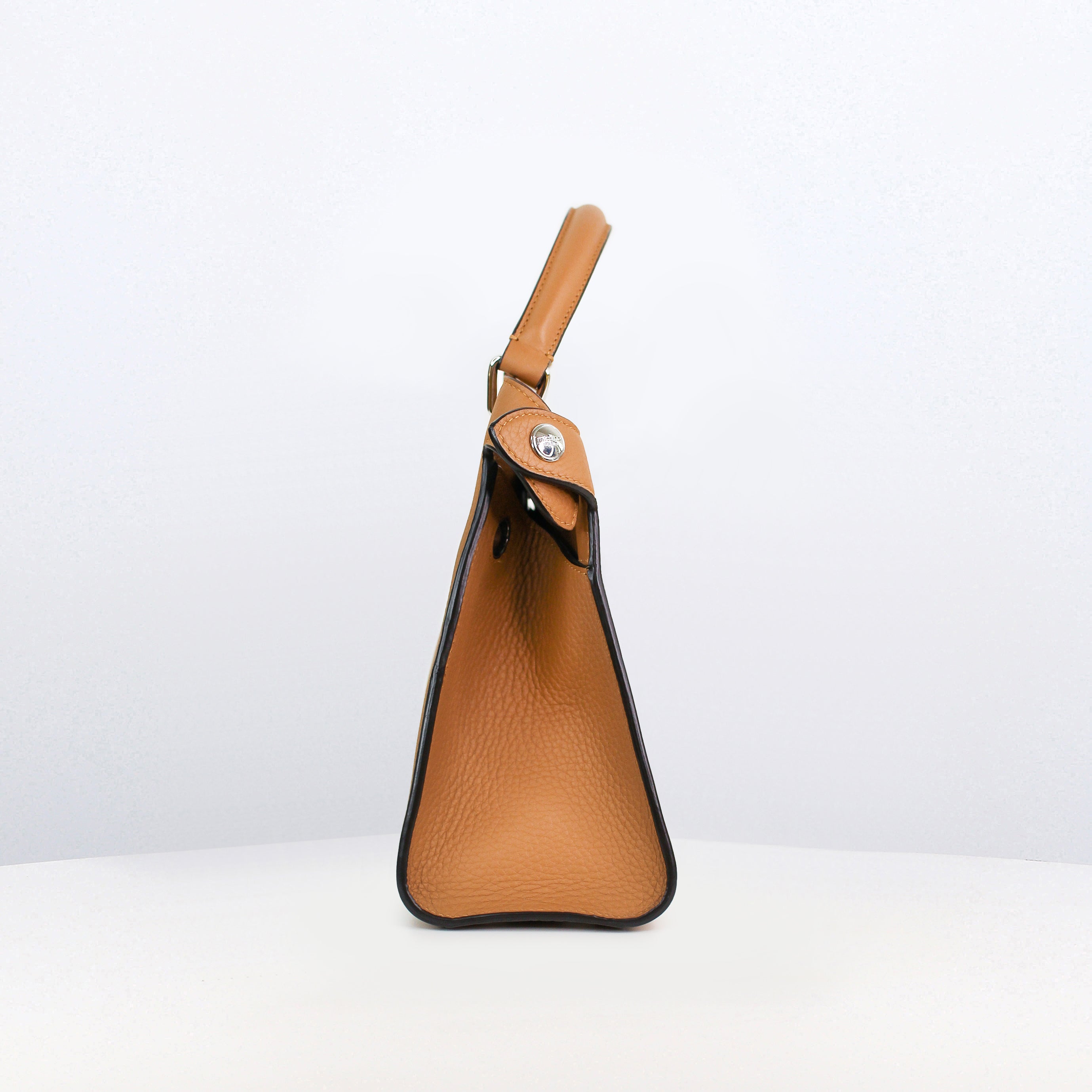 SAC À MAIN EN CUIR LUTECE MINI CAMEL