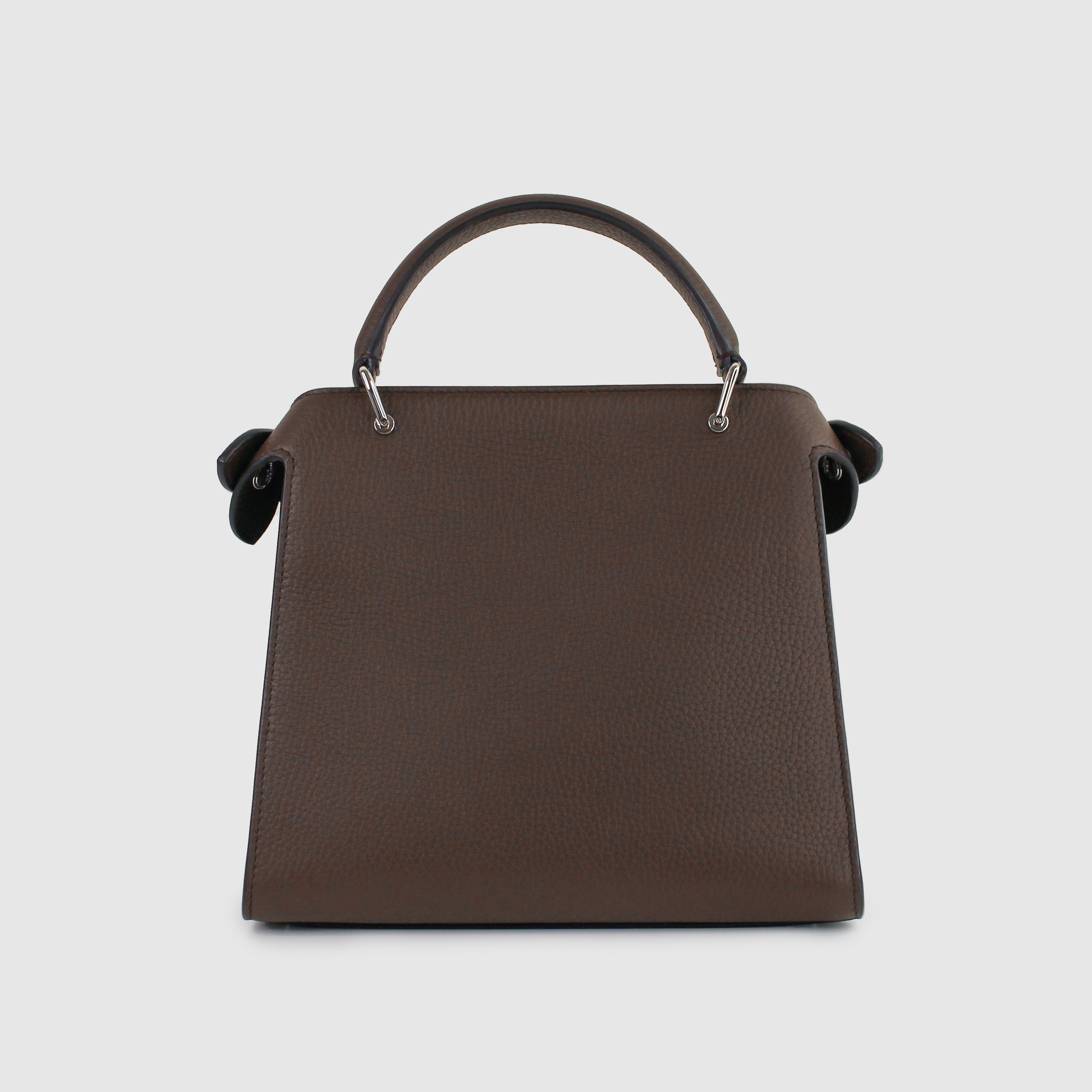 SAC À MAIN EN CUIR LUTECE MINI CHOCOLAT