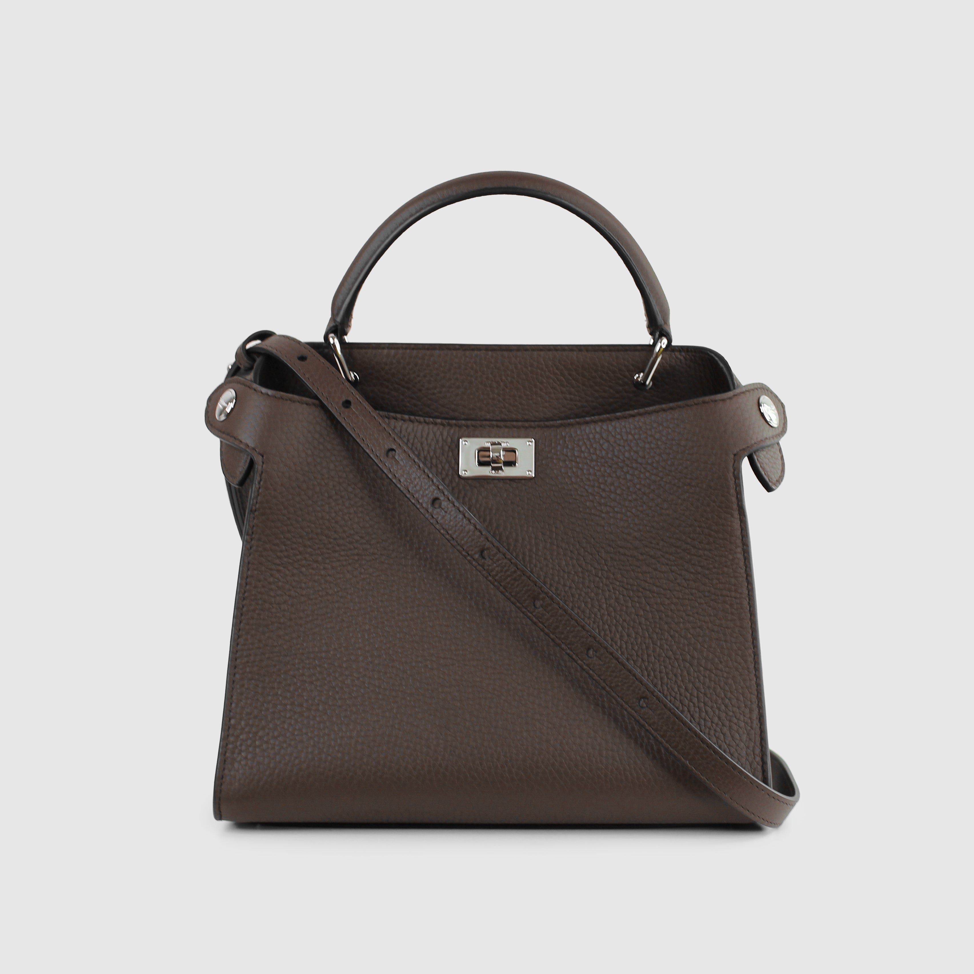 SAC À MAIN EN CUIR LUTECE MINI CHOCOLAT