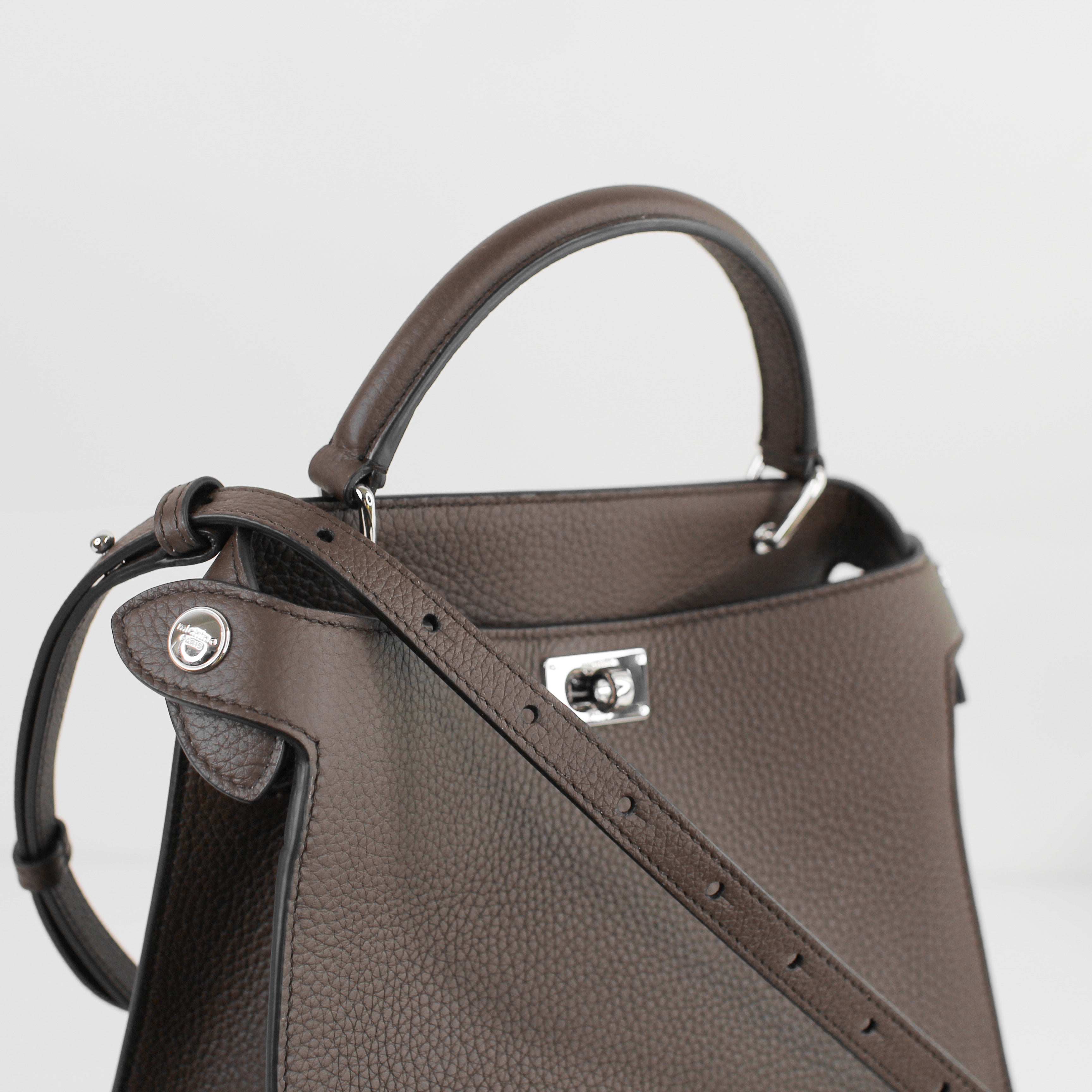 SAC À MAIN EN CUIR LUTECE MINI CHOCOLAT