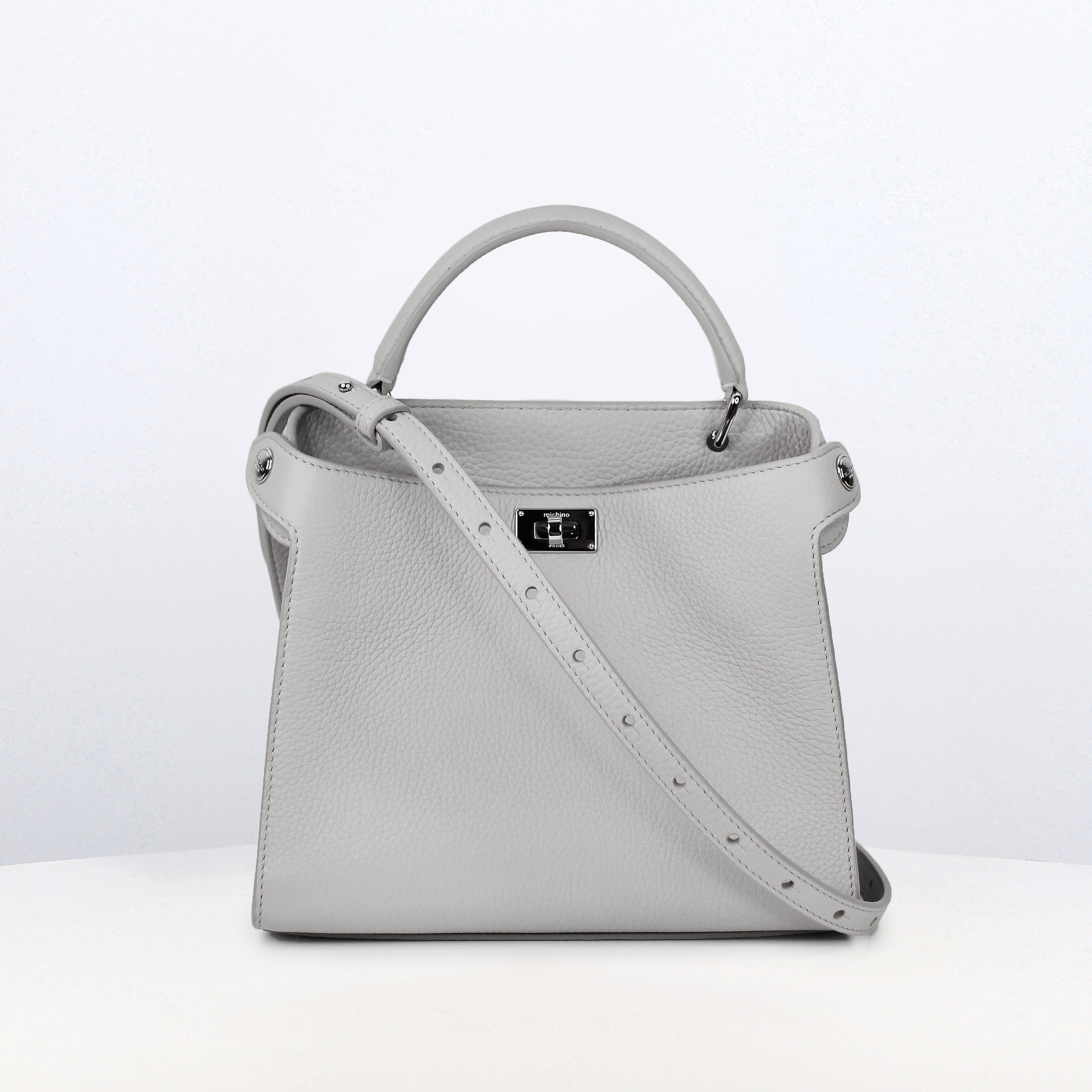 SAC À MAIN EN CUIR LUTECE MINI DUNE