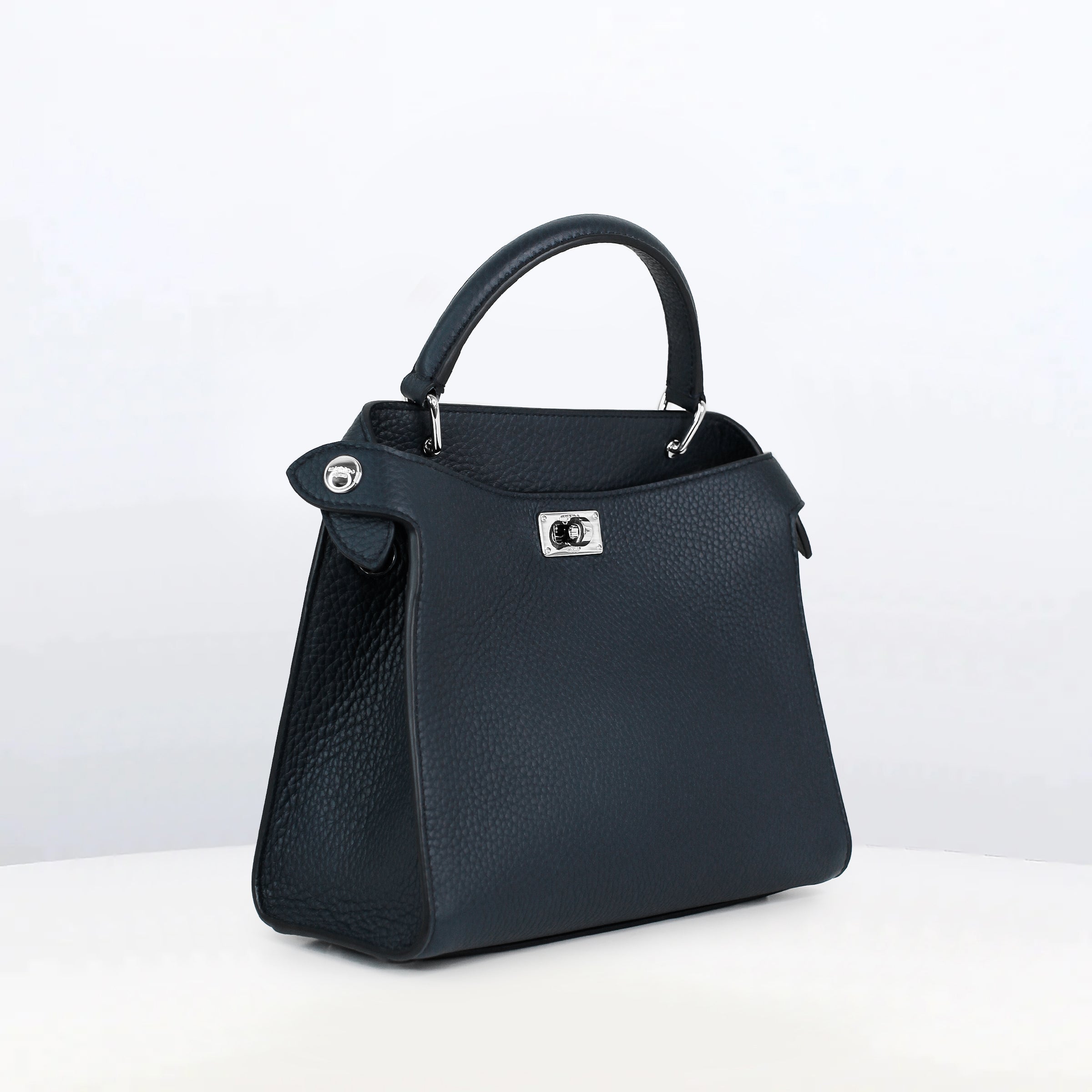 LEATHER HANDBAG LUTECE MINI ECLIPSE