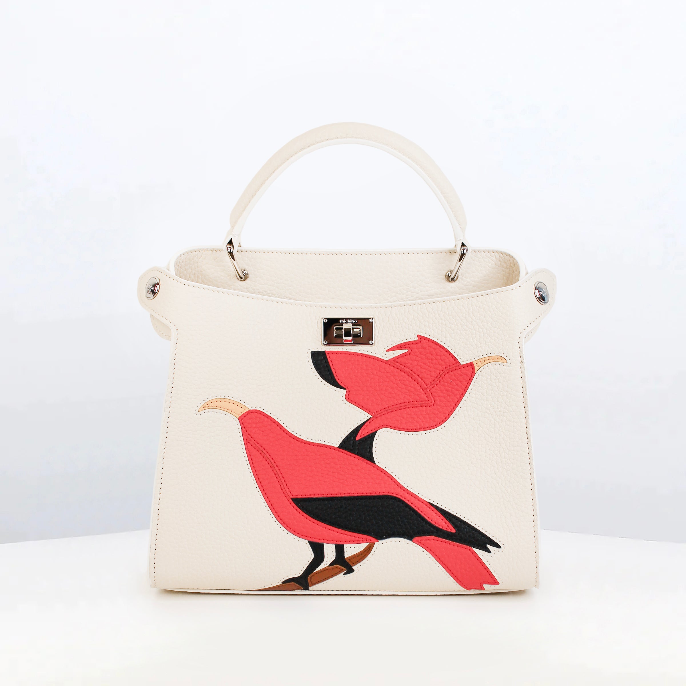 SAC À MAIN EN CUIR LUTECE MINI INTERSIA TWO BIRDS