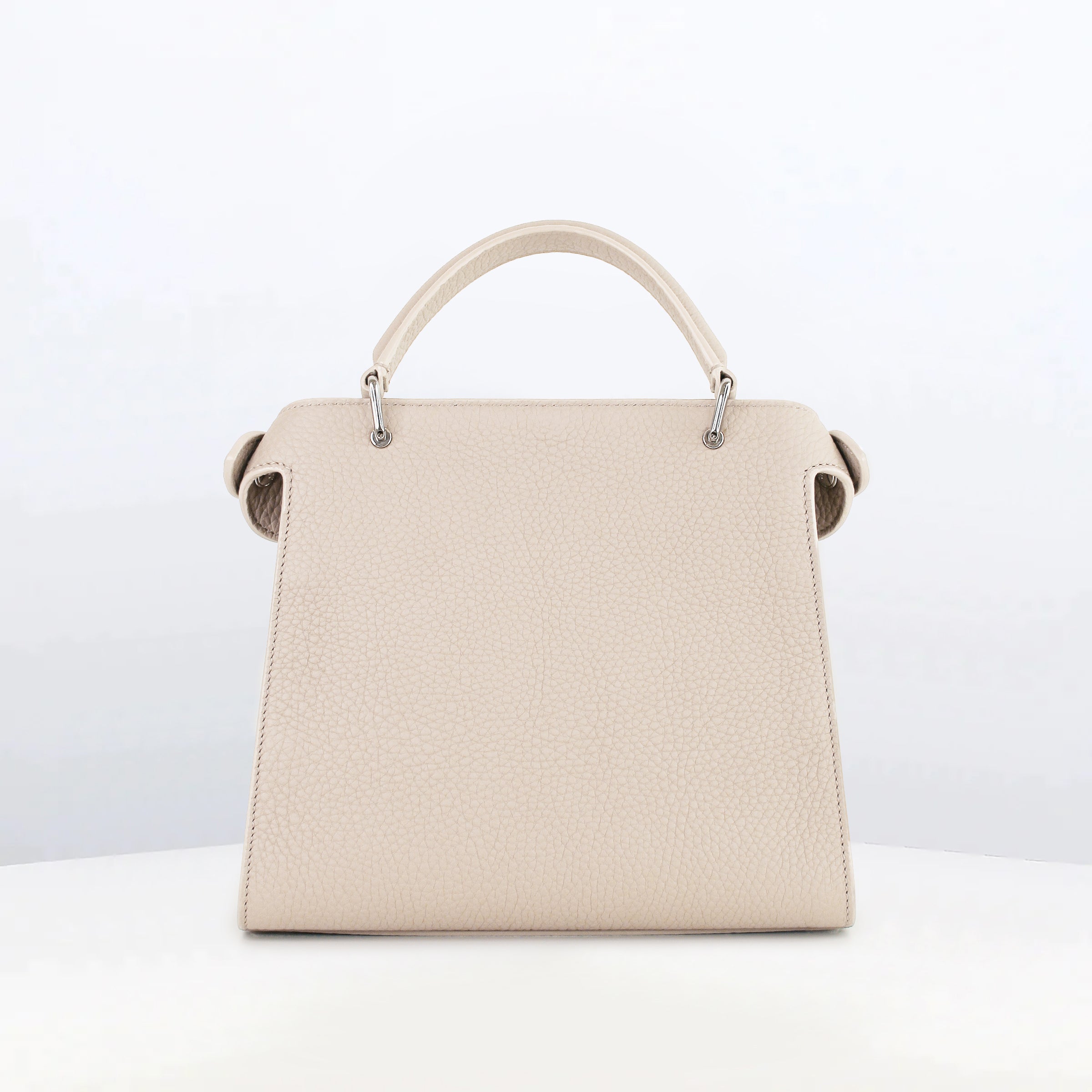 SAC À MAIN EN CUIR LUTECE MINI IVOIRE
