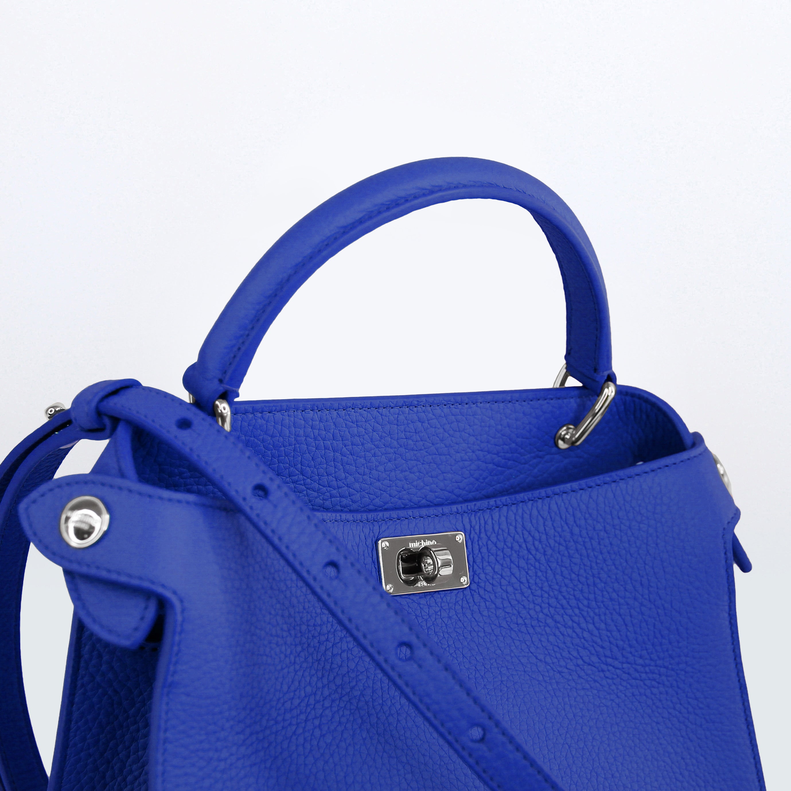 LEATHER HANDBAG LUTECE MINI HANAUMA BAY