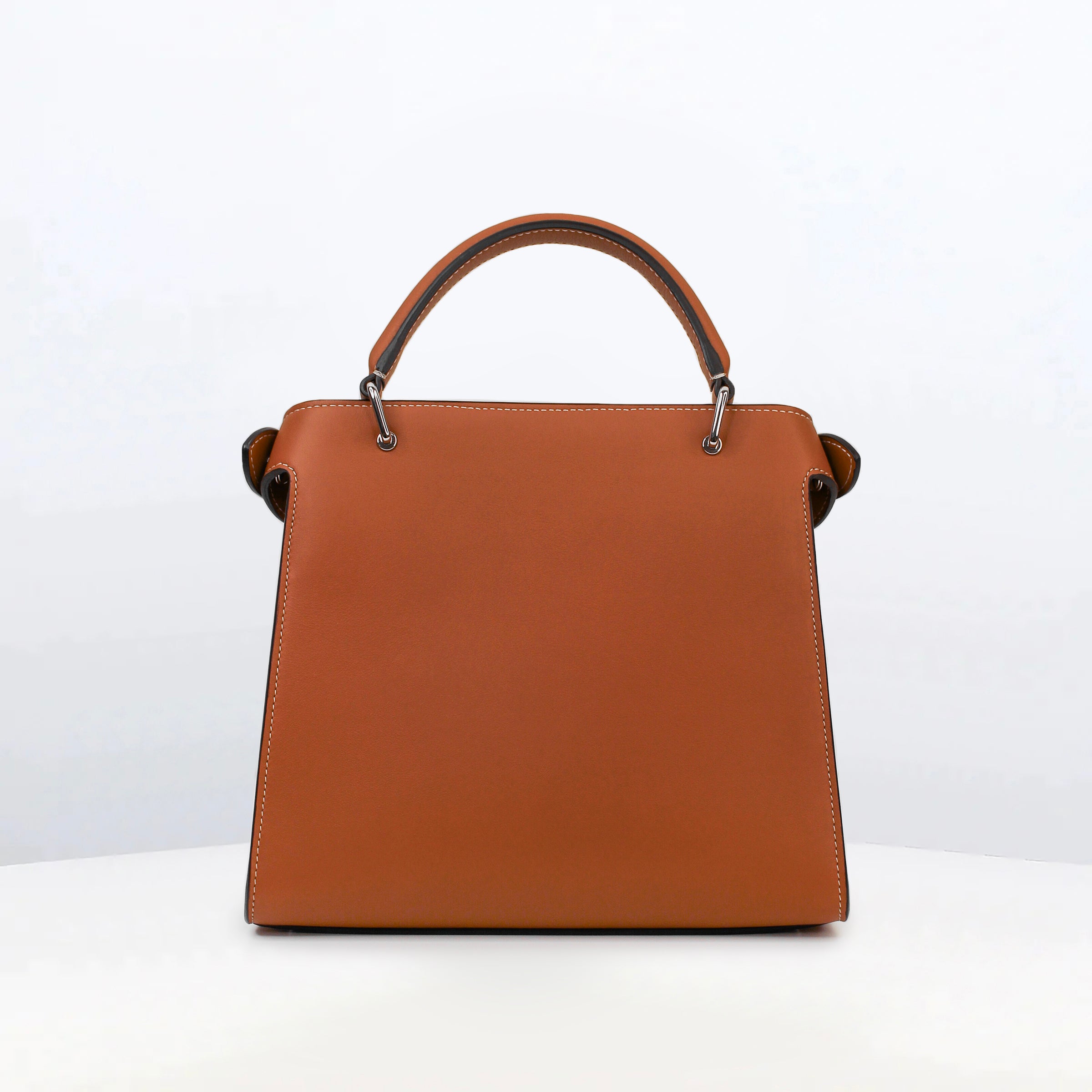 SMOOTH LEATHER HANDBAG LUTECE MINI GOLD