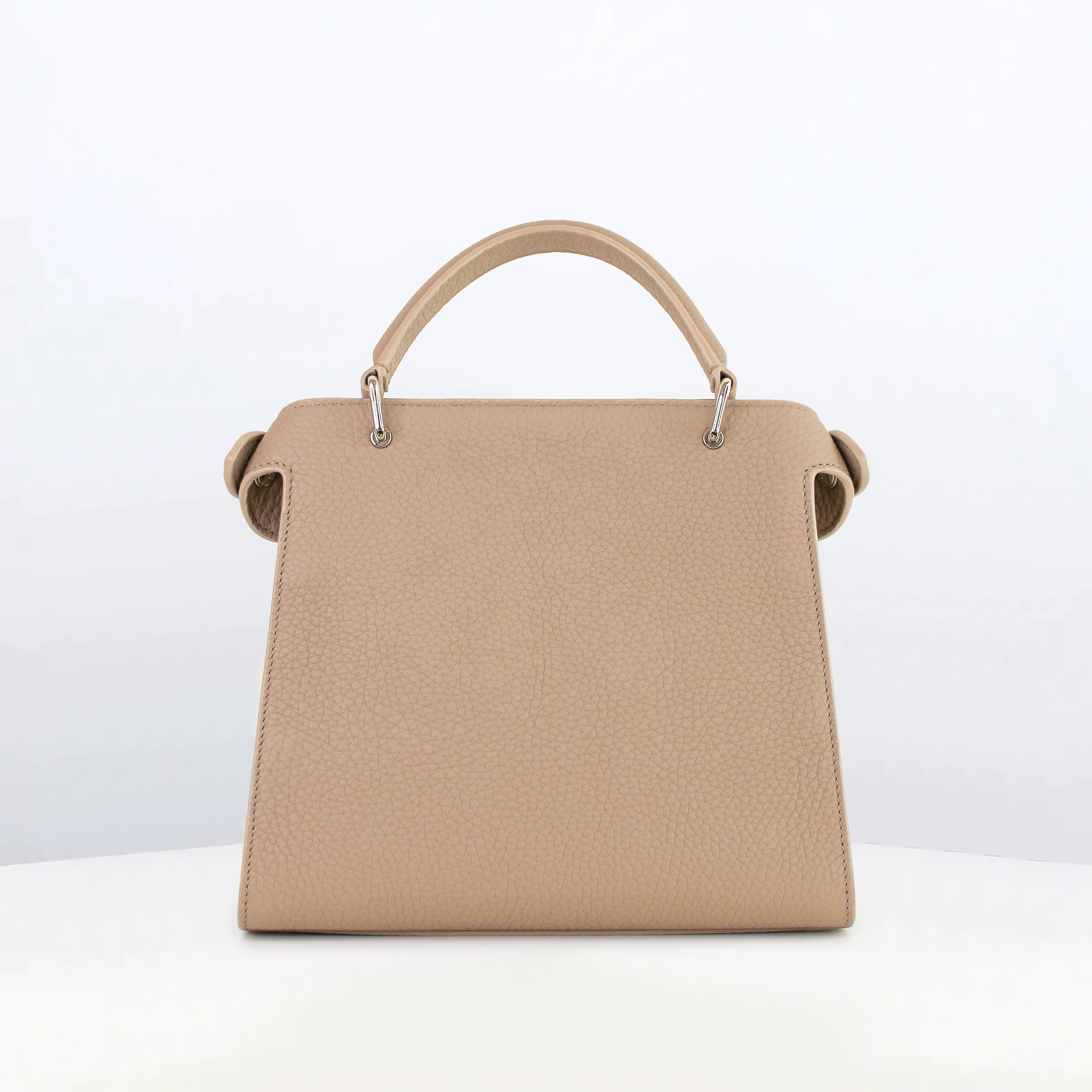 SAC À MAIN EN CUIR LUTECE MINI TOURTERELLE