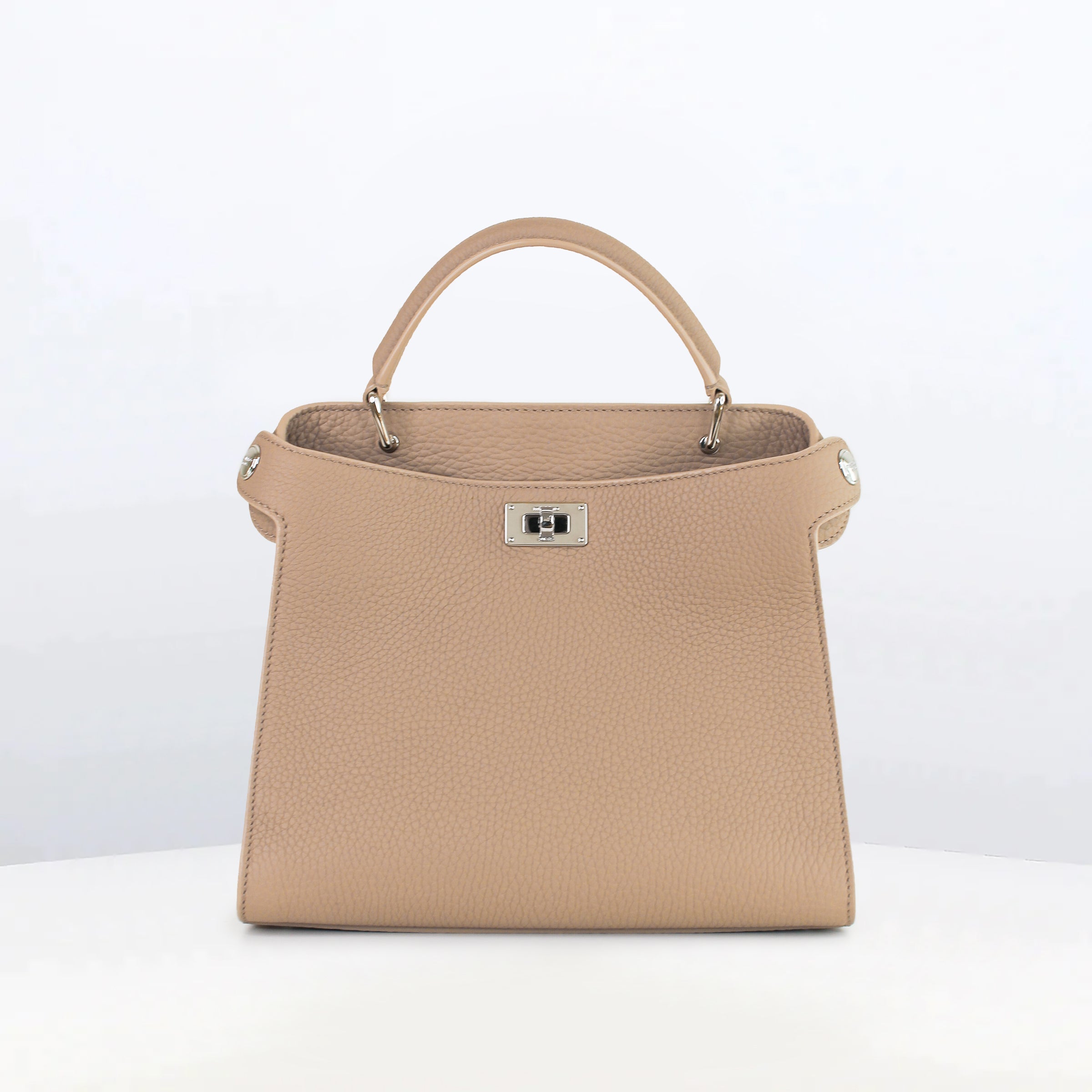 SAC À MAIN EN CUIR LUTECE MINI TOURTERELLE