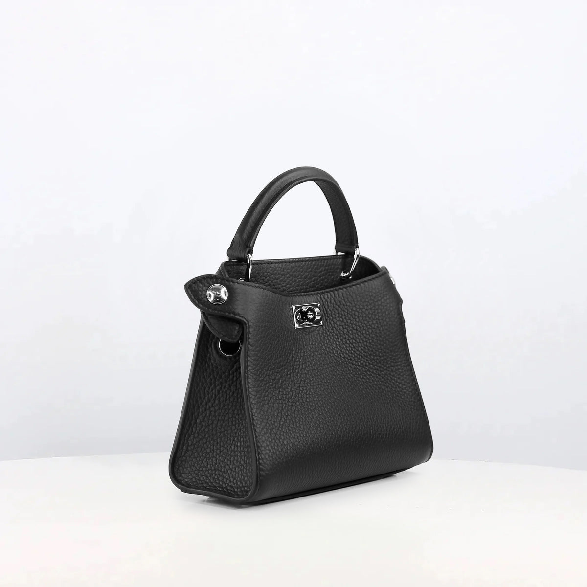 LUTECE NANO LEDERHANDTASCHE SCHWARZ