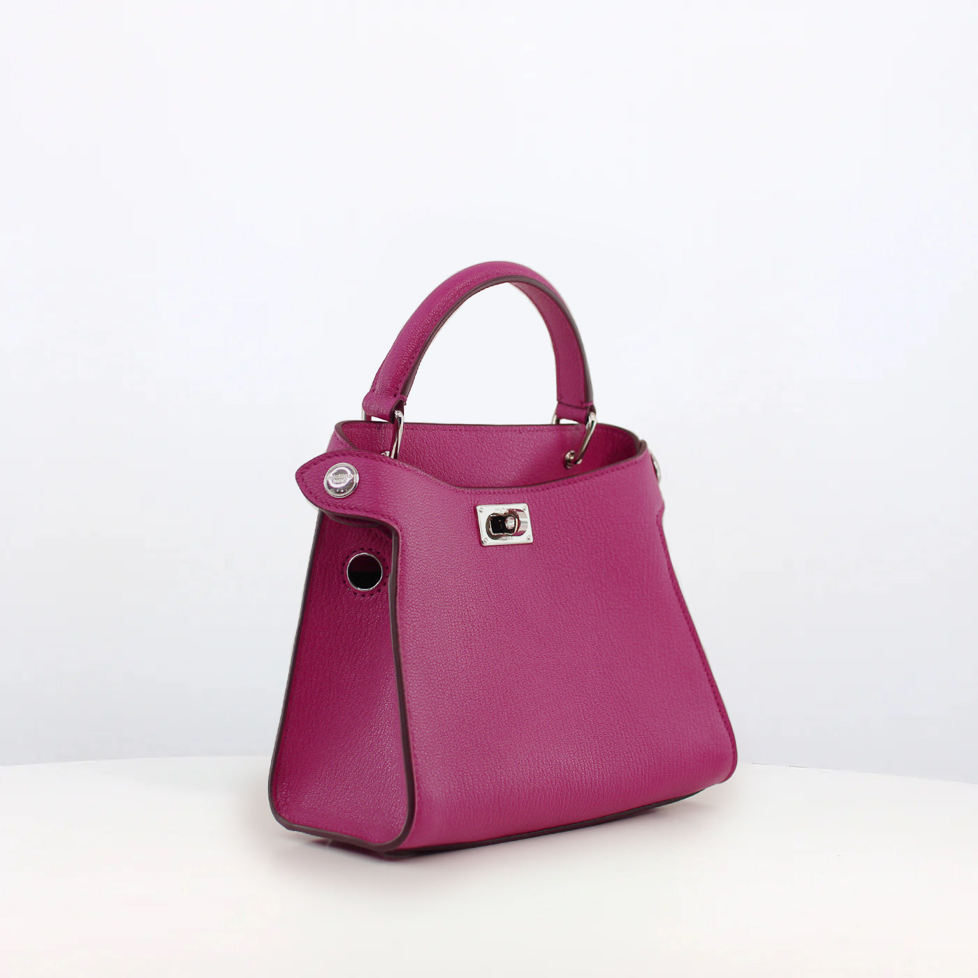 SAC À MAIN EN CUIR LUTÈCE NANO ORCHIDÉE GOATSKIN