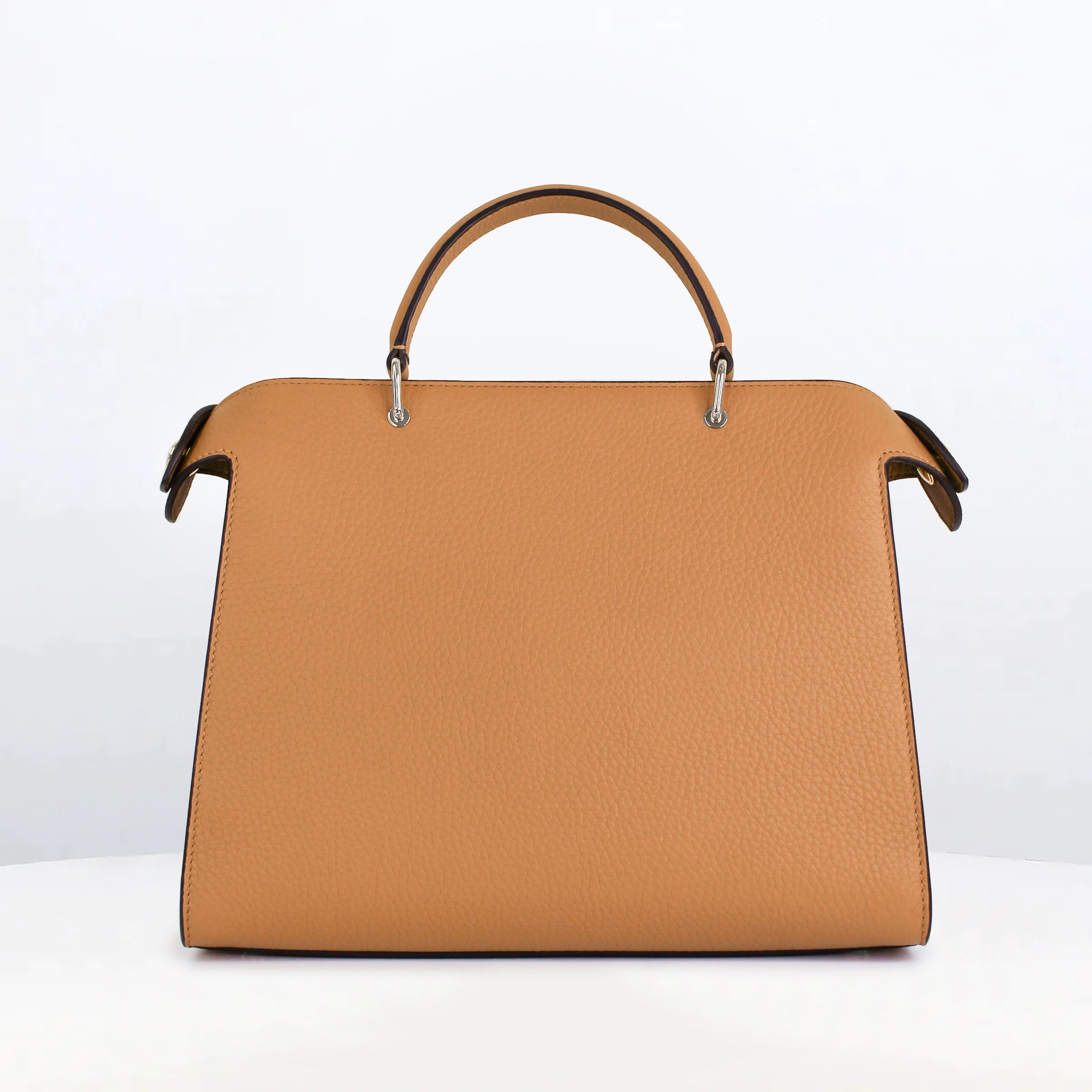 SAC À MAIN EN CUIR LUTECE PM CAMEL