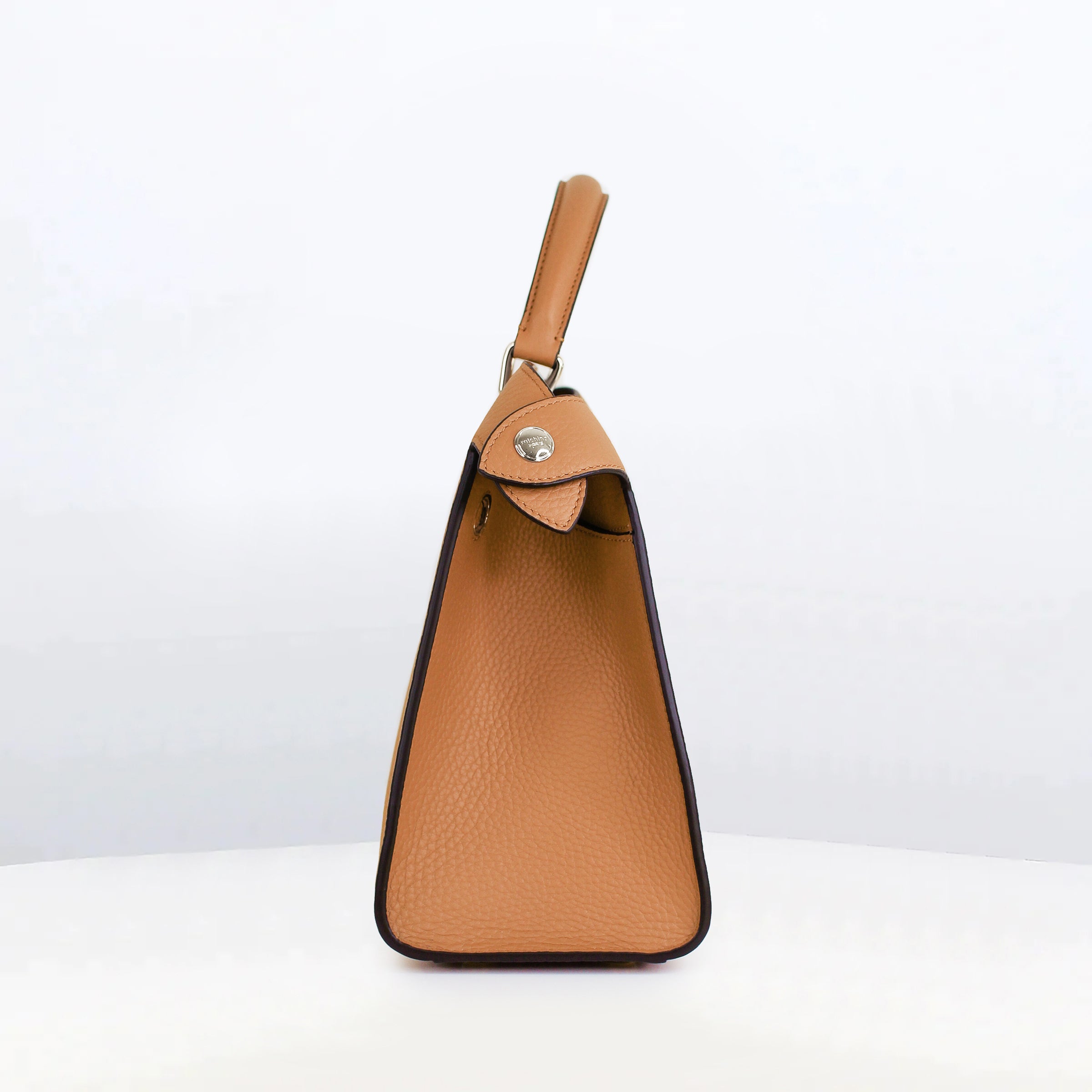 SAC À MAIN EN CUIR LUTECE PM CAMEL