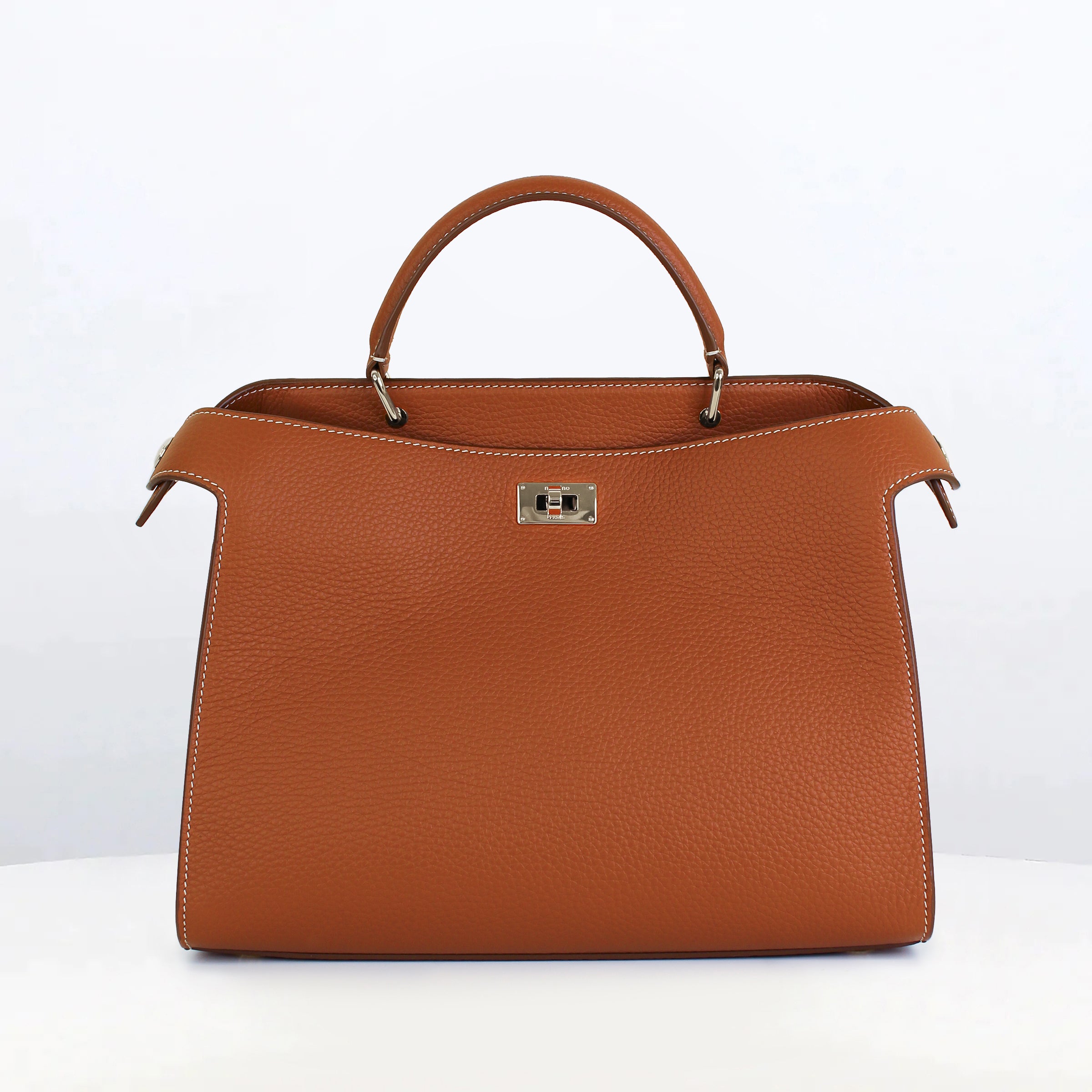 SAC À MAIN EN CUIR LUTECE PM GOLD
