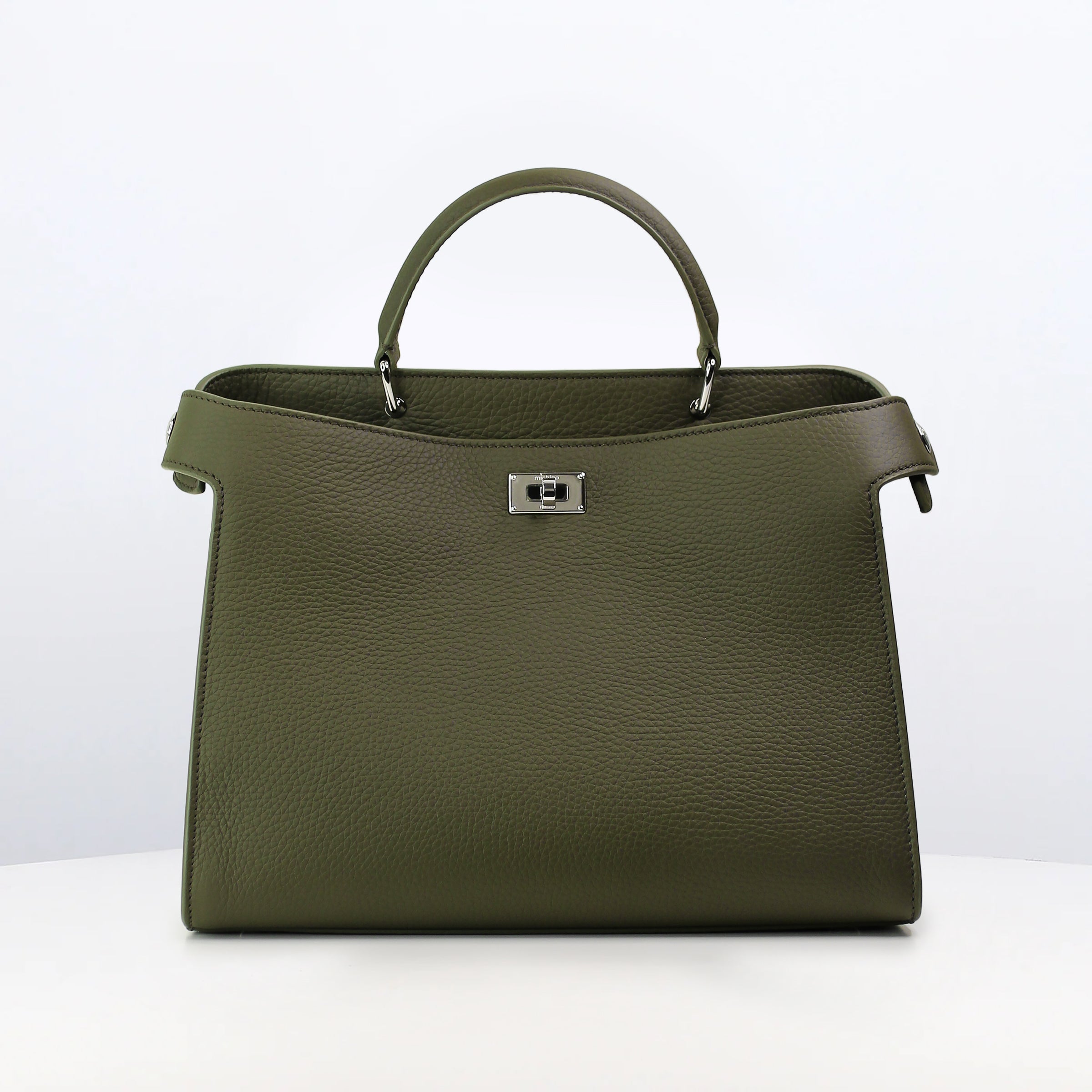LUTECE PM LEDERHANDTASCHE KHAKI