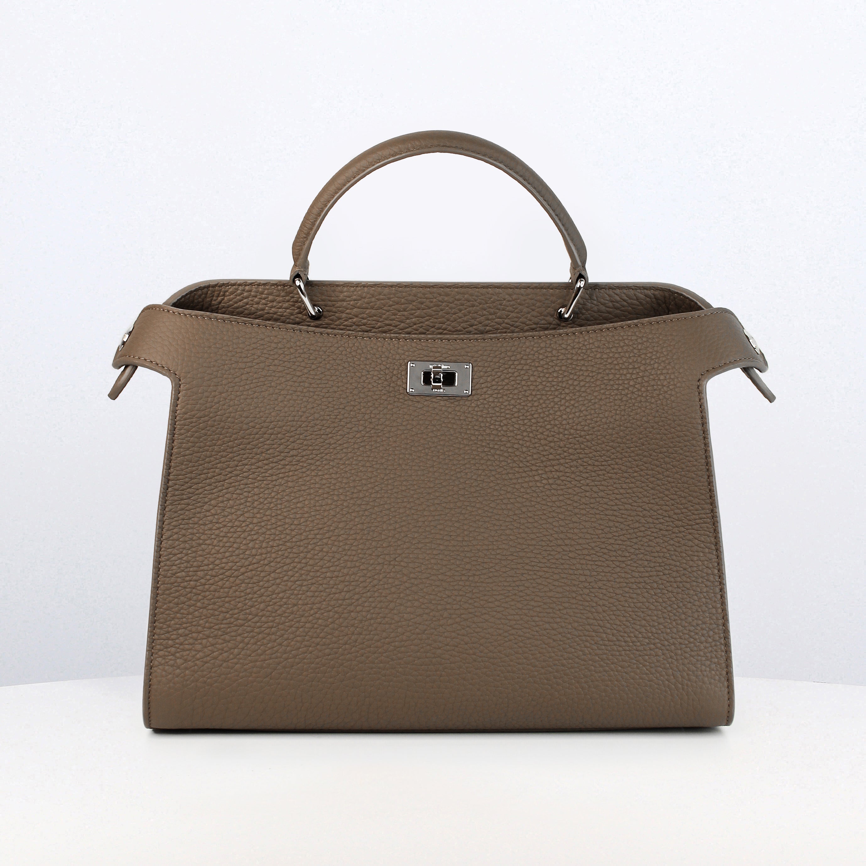 michino Paris ハンドバッグ - ルテス　スモール　トープ ハンドバッグ - ルテス スモール トープ – Michino Paris