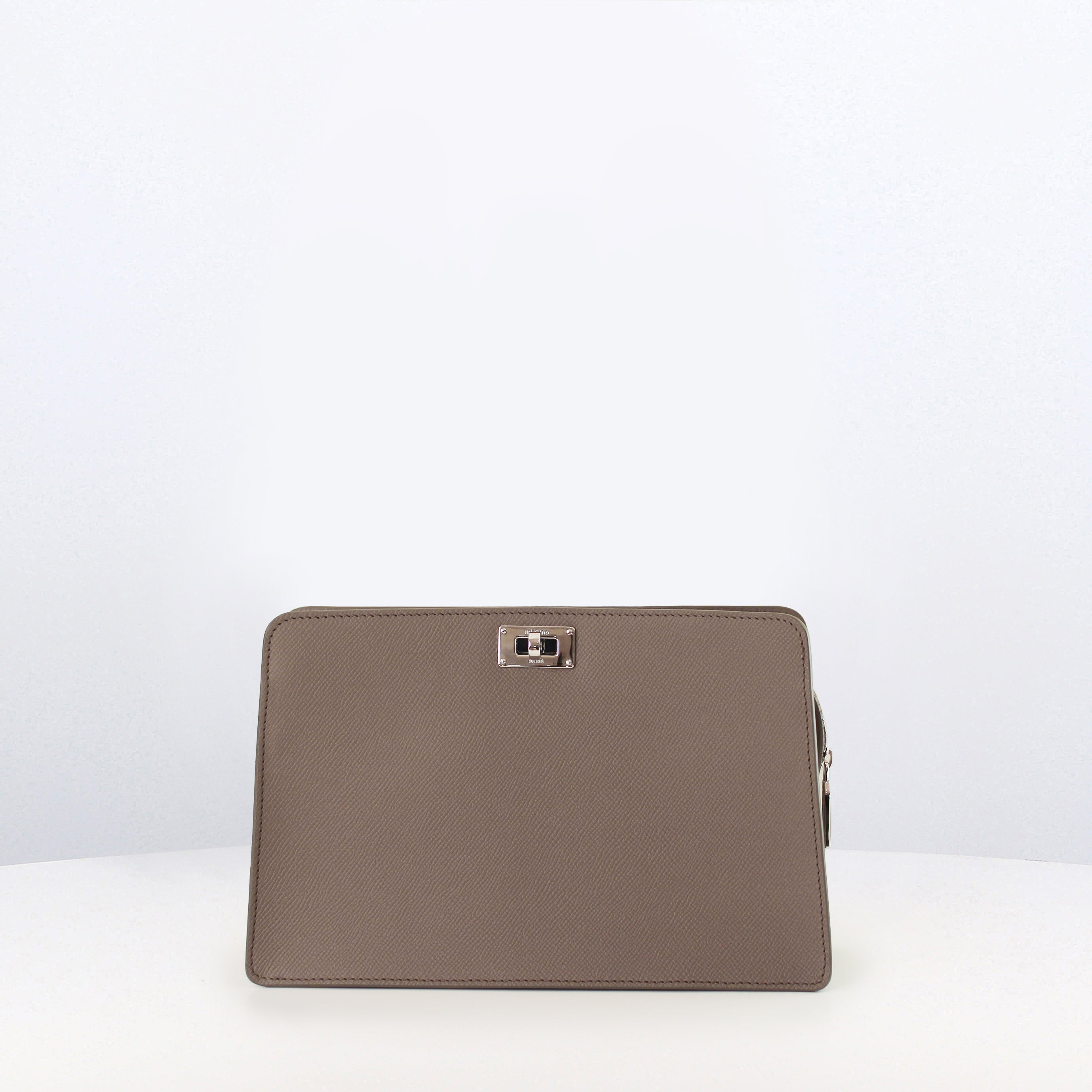"Archive Event" UNISEX POCHETTE TAUPE
