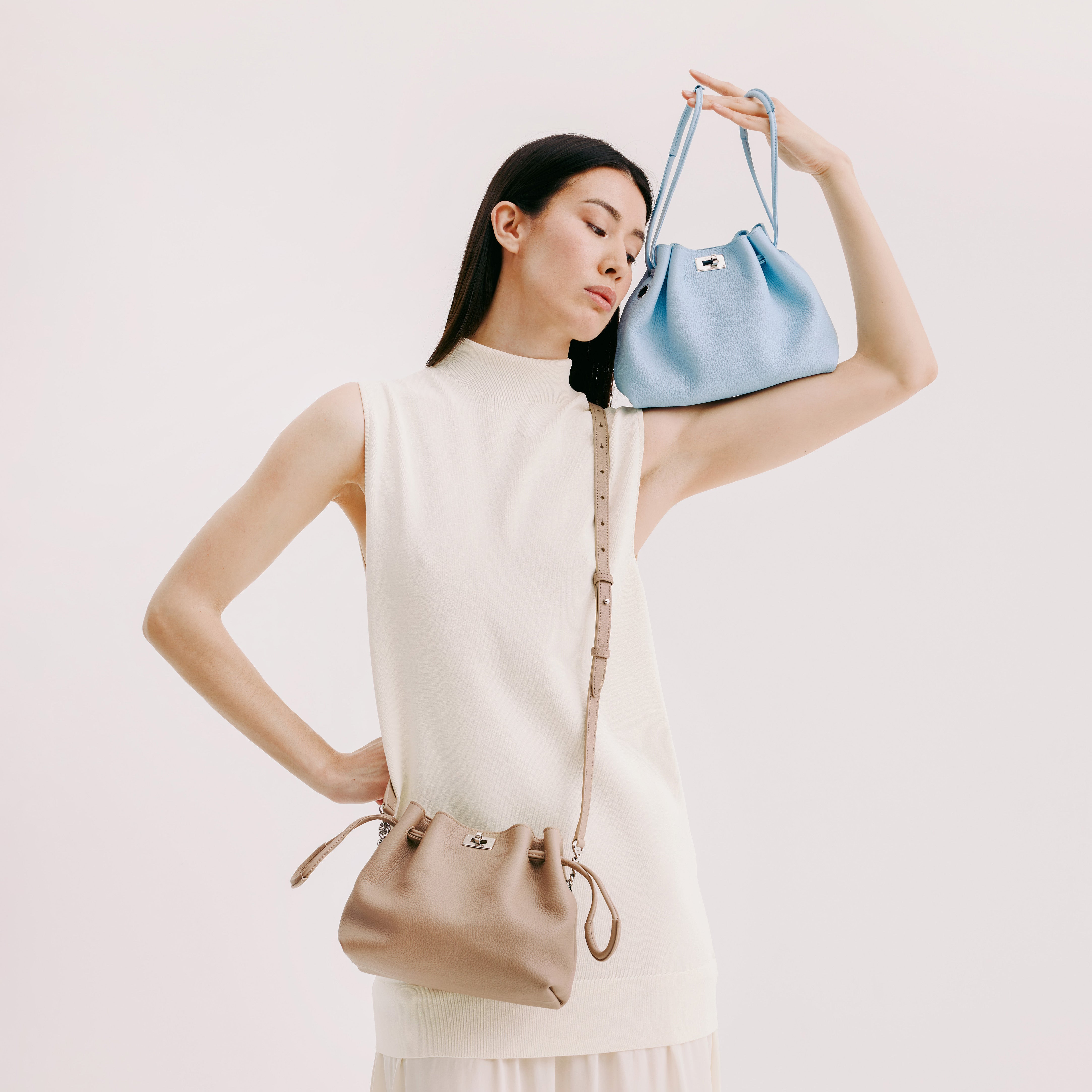COLETTE MINI LEDERHANDTASCHE MIST