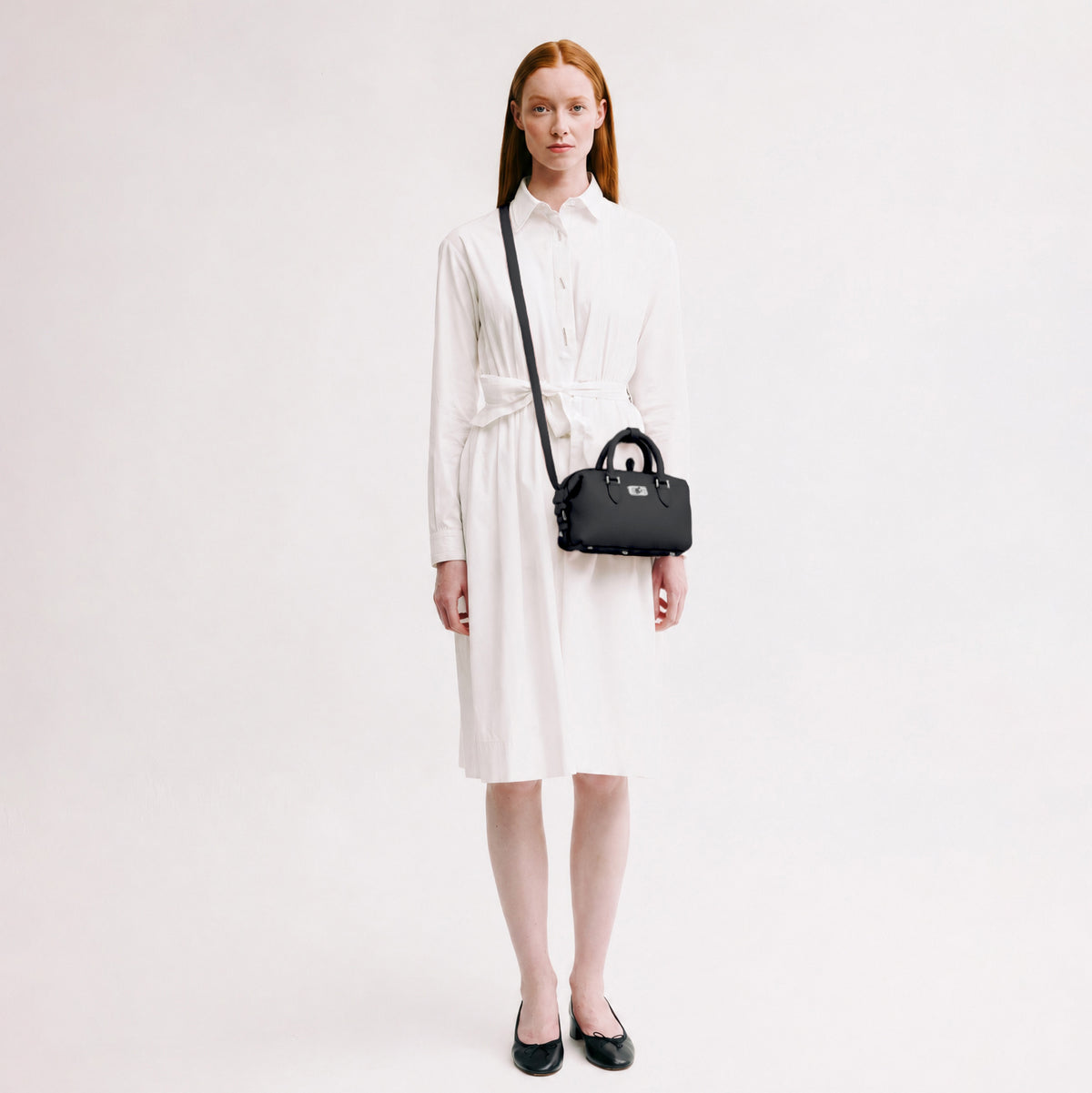 MONTPARNASSE NANO DUFFLE LEDERTASCHE SCHWARZ