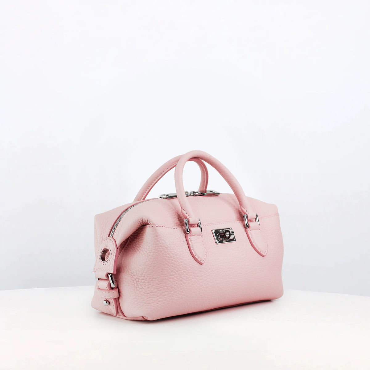 MONTPARNASSE NANO DUFFLE LEDERTASCHE HELLROSA