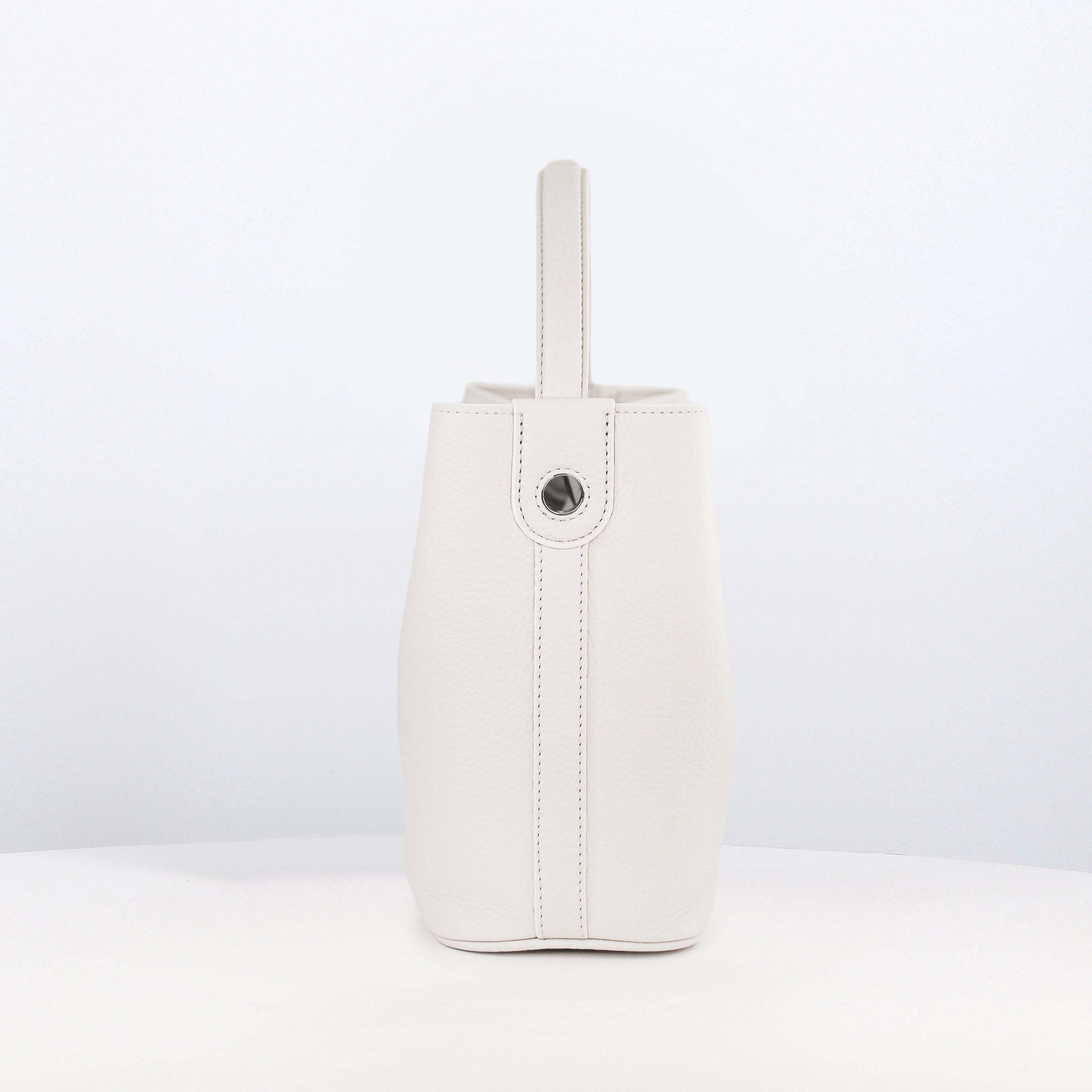 SAC SEAU EN CUIR ODEON MINI CRAIE