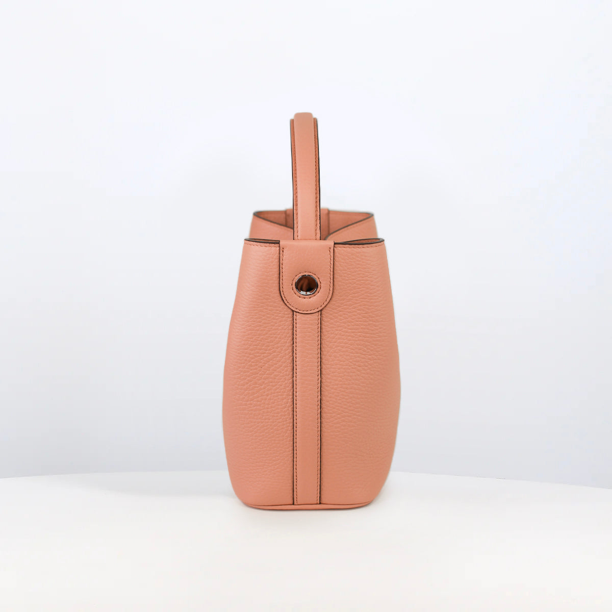 SAC SEAU EN CUIR ODEON MINI TERRACOTTA