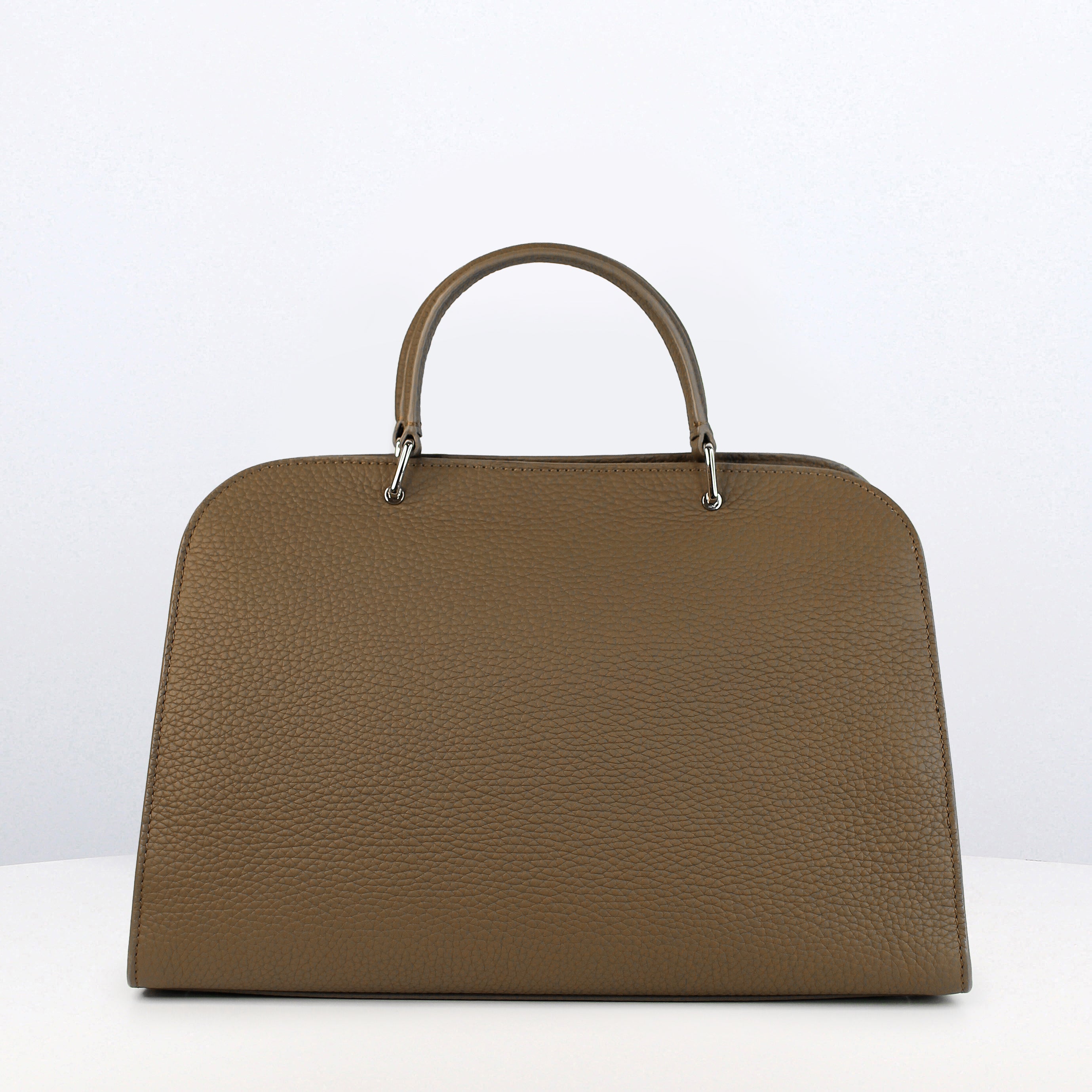 SAC À MAIN EN CUIR OPÉRA PM TAUPE