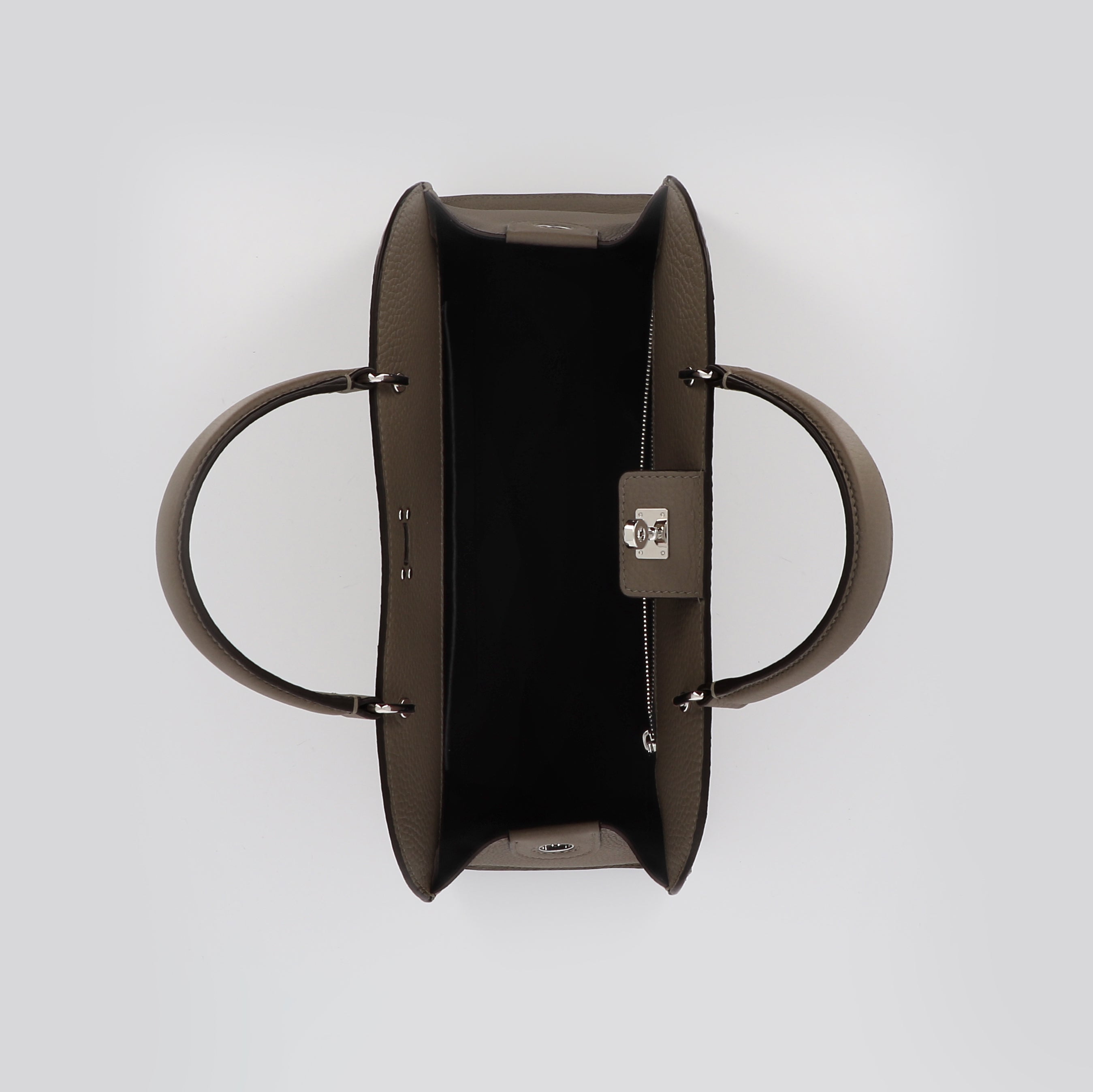 SAC À MAIN EN CUIR OPÉRA PM TAUPE