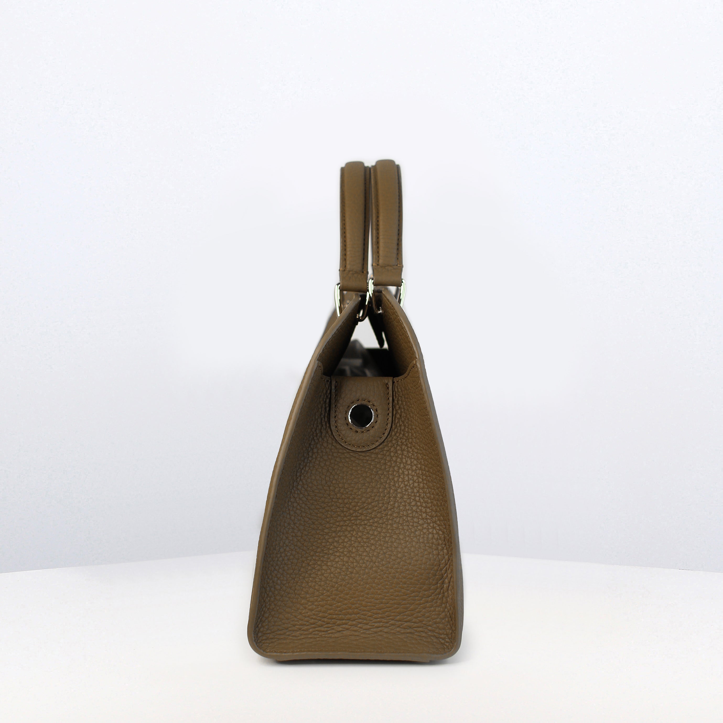 SAC À MAIN EN CUIR OPÉRA PM TAUPE