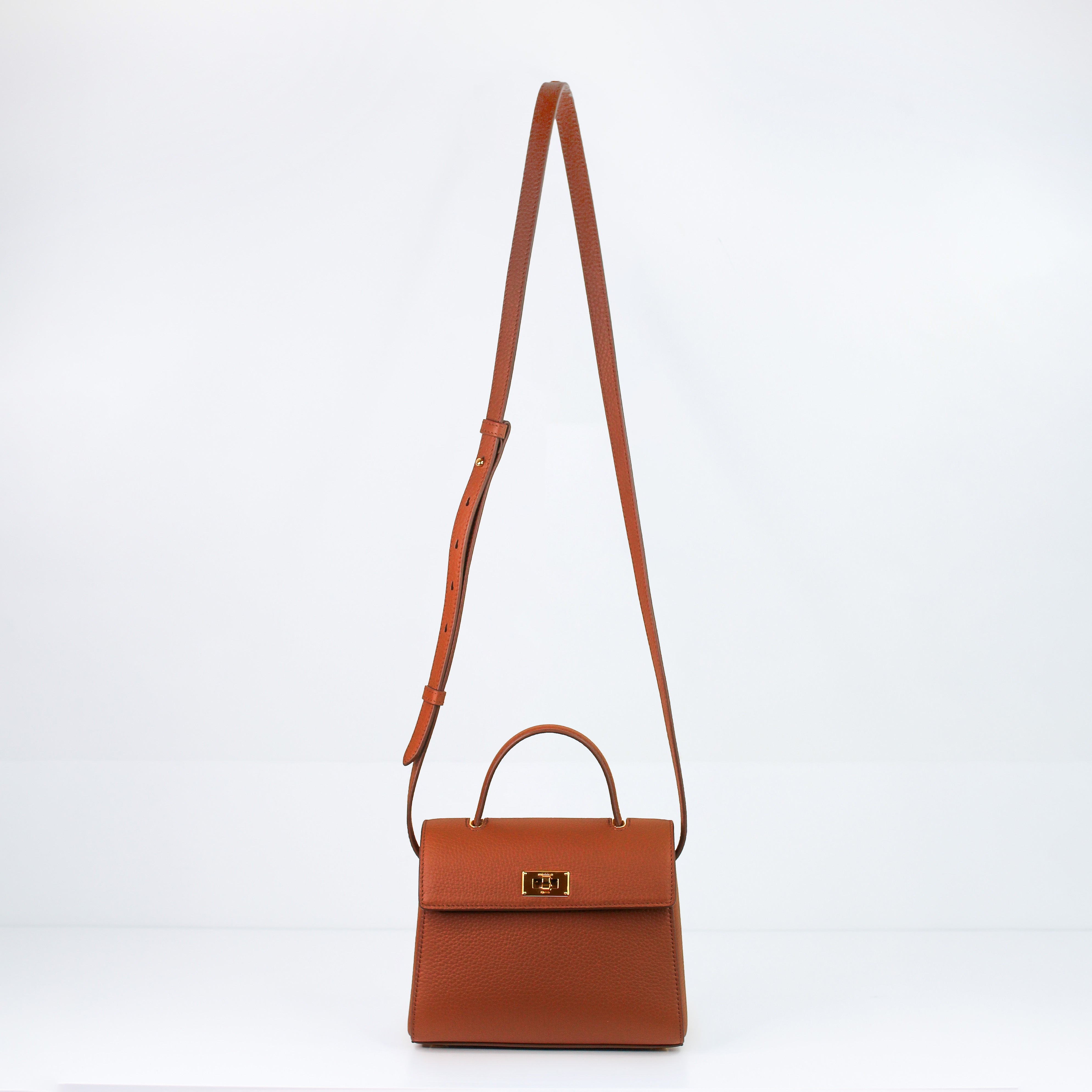 SAC À MAIN EN CUIR PALAIS ROYAL MINI GOLD