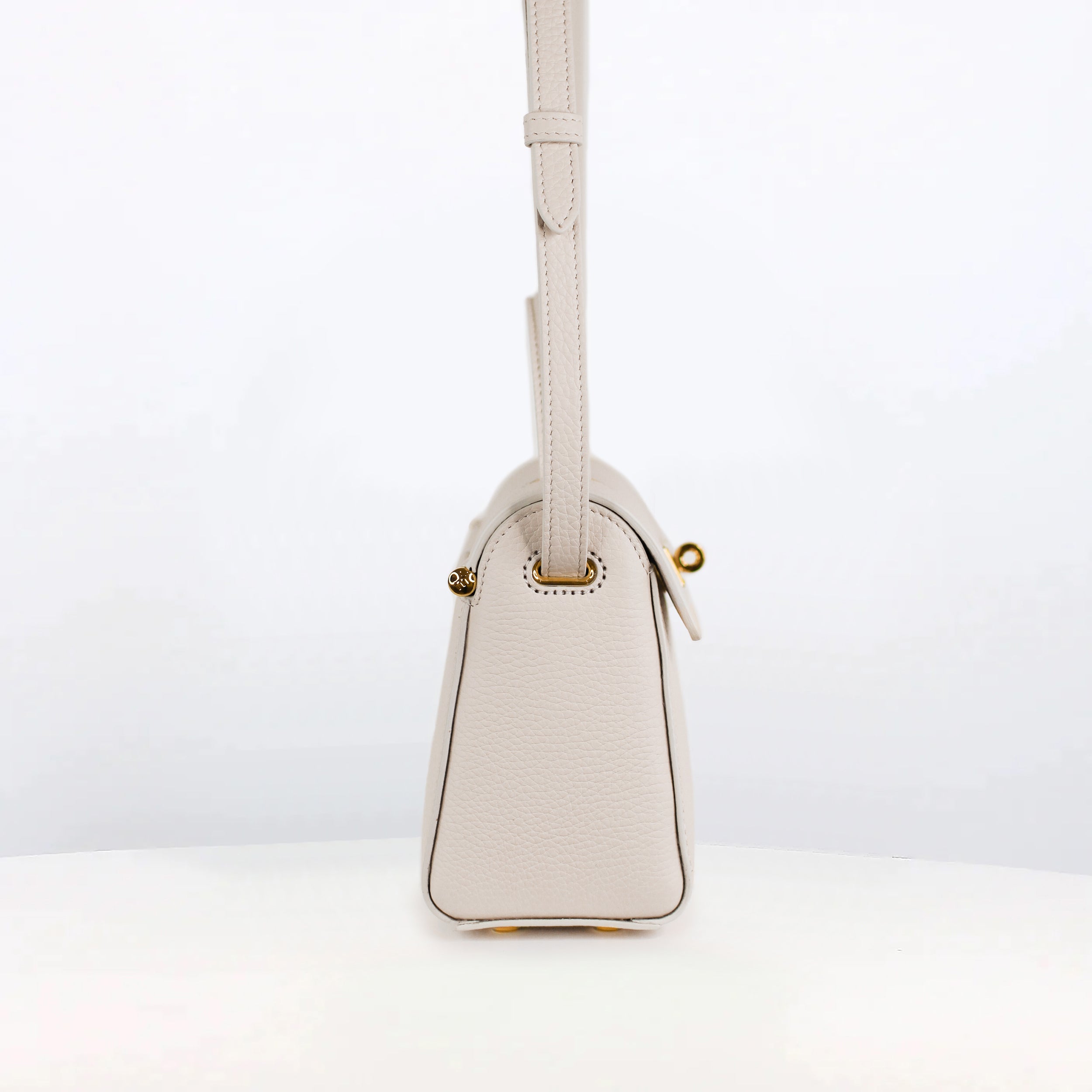 SAC À MAIN EN CUIR PALAIS ROYAL MINI IVOIRE