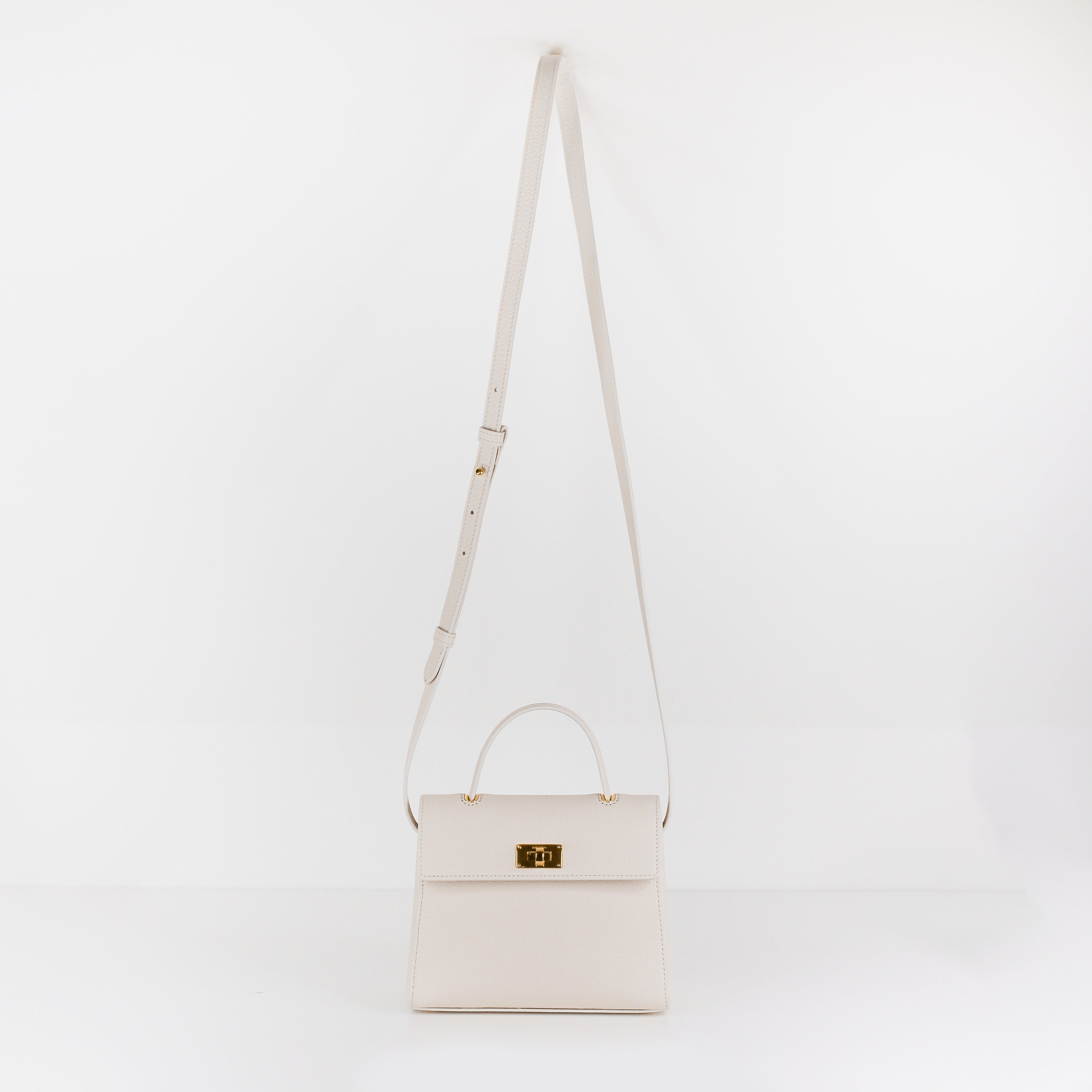 SAC À MAIN EN CUIR PALAIS ROYAL MINI IVOIRE
