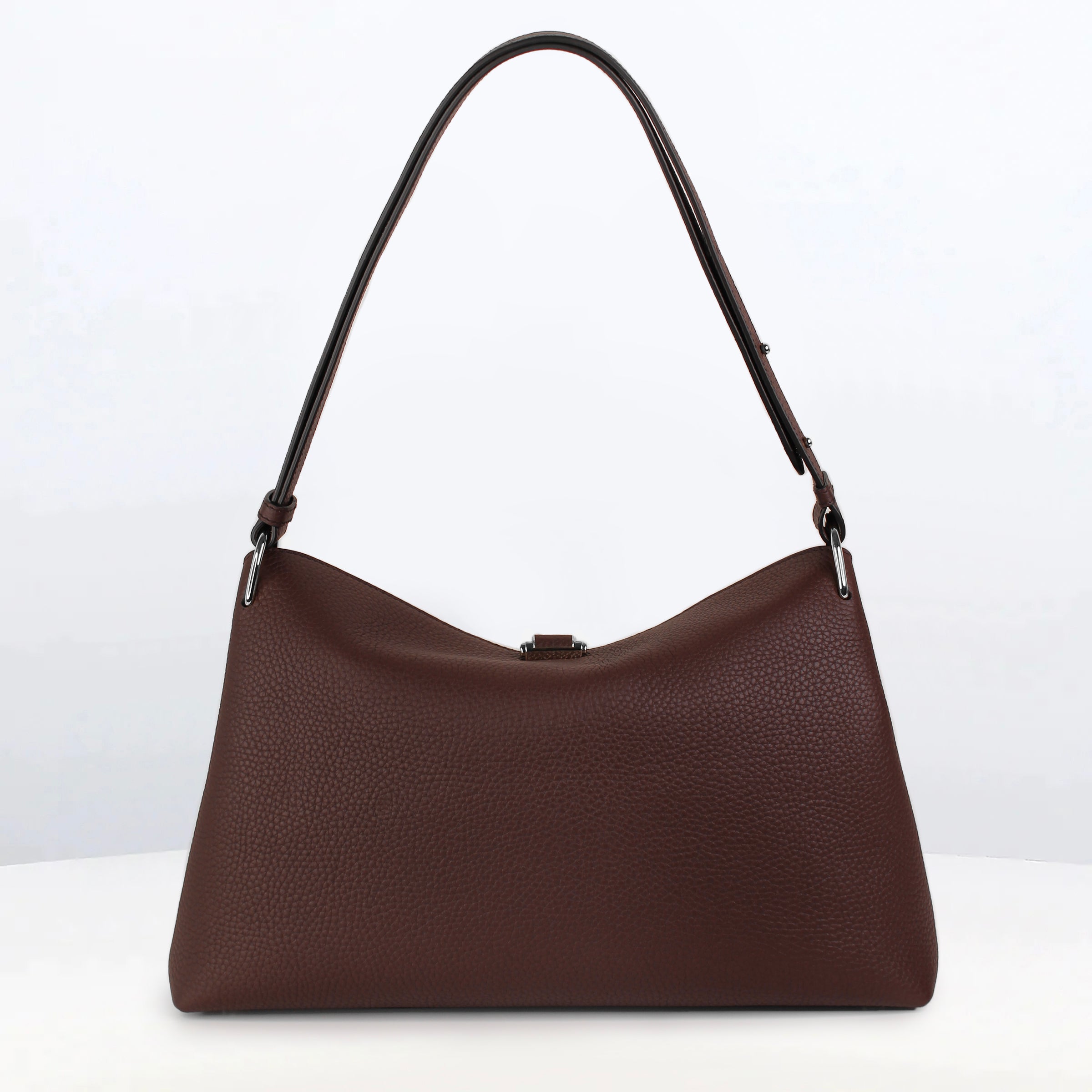 PASSY PM HYBRID HOBO LEDERHANDTASCHE PRUNE