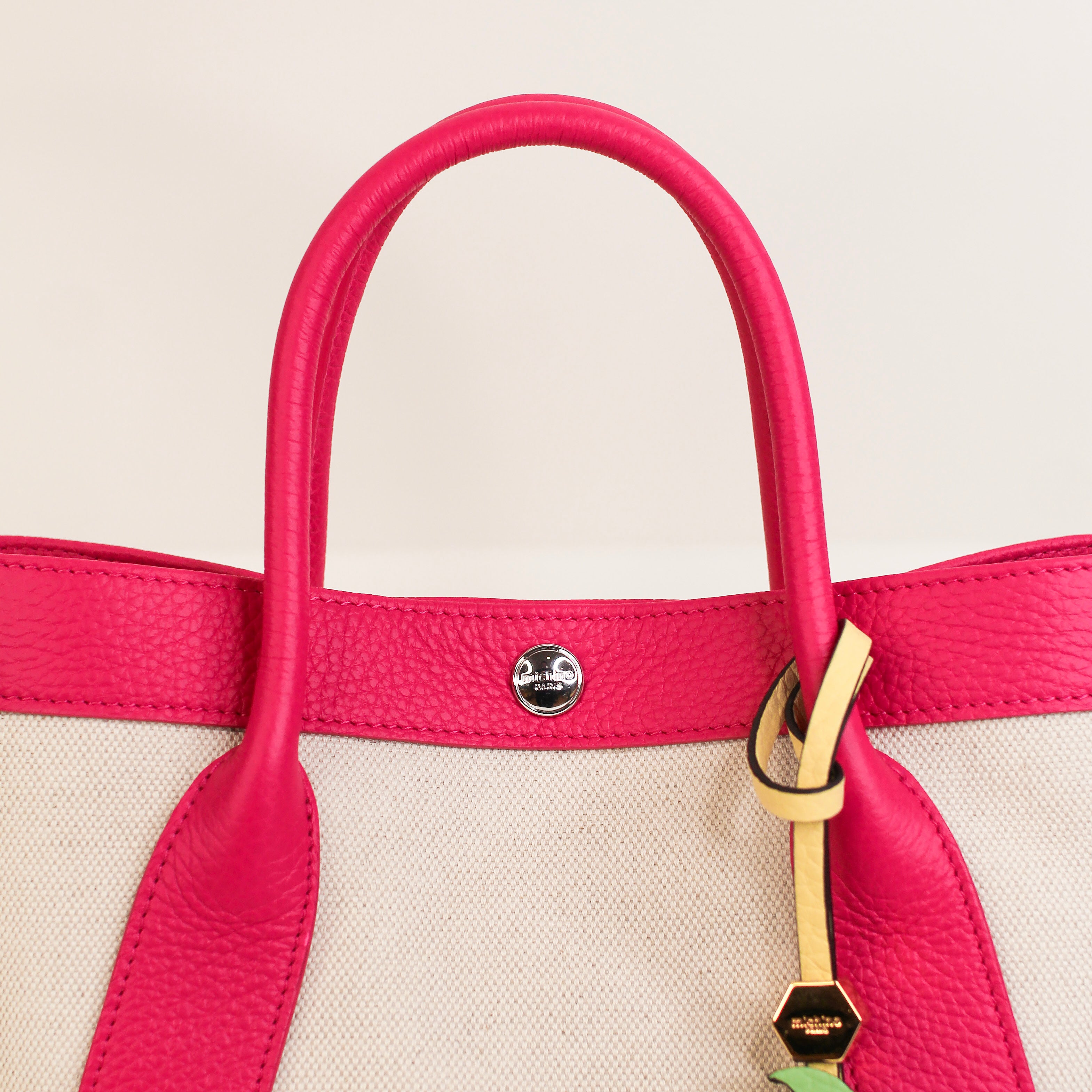 SAC CABAS EN TOILE SEINE20 FUXIA