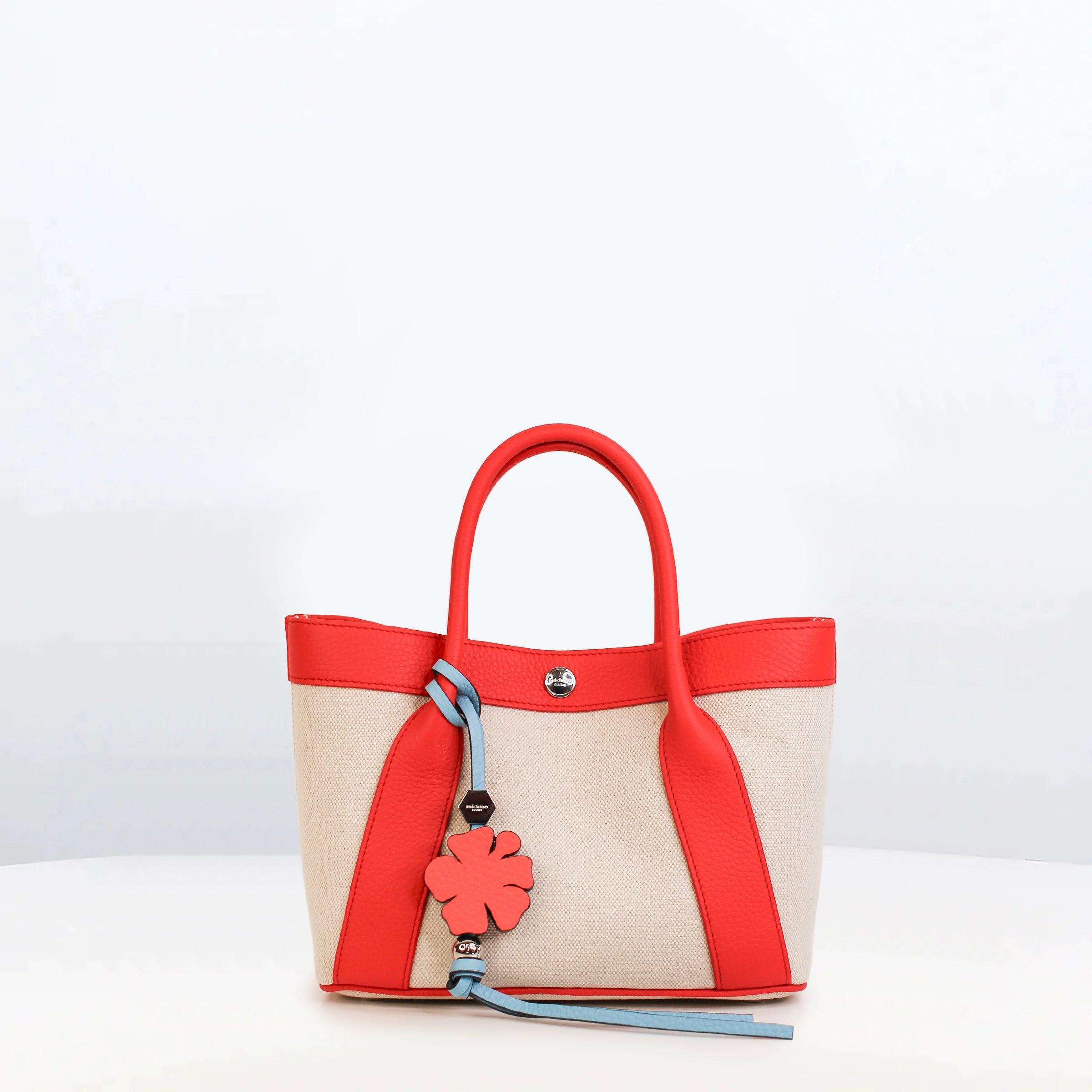 SAC CABAS EN TOILE SEINE20 GERANIUM