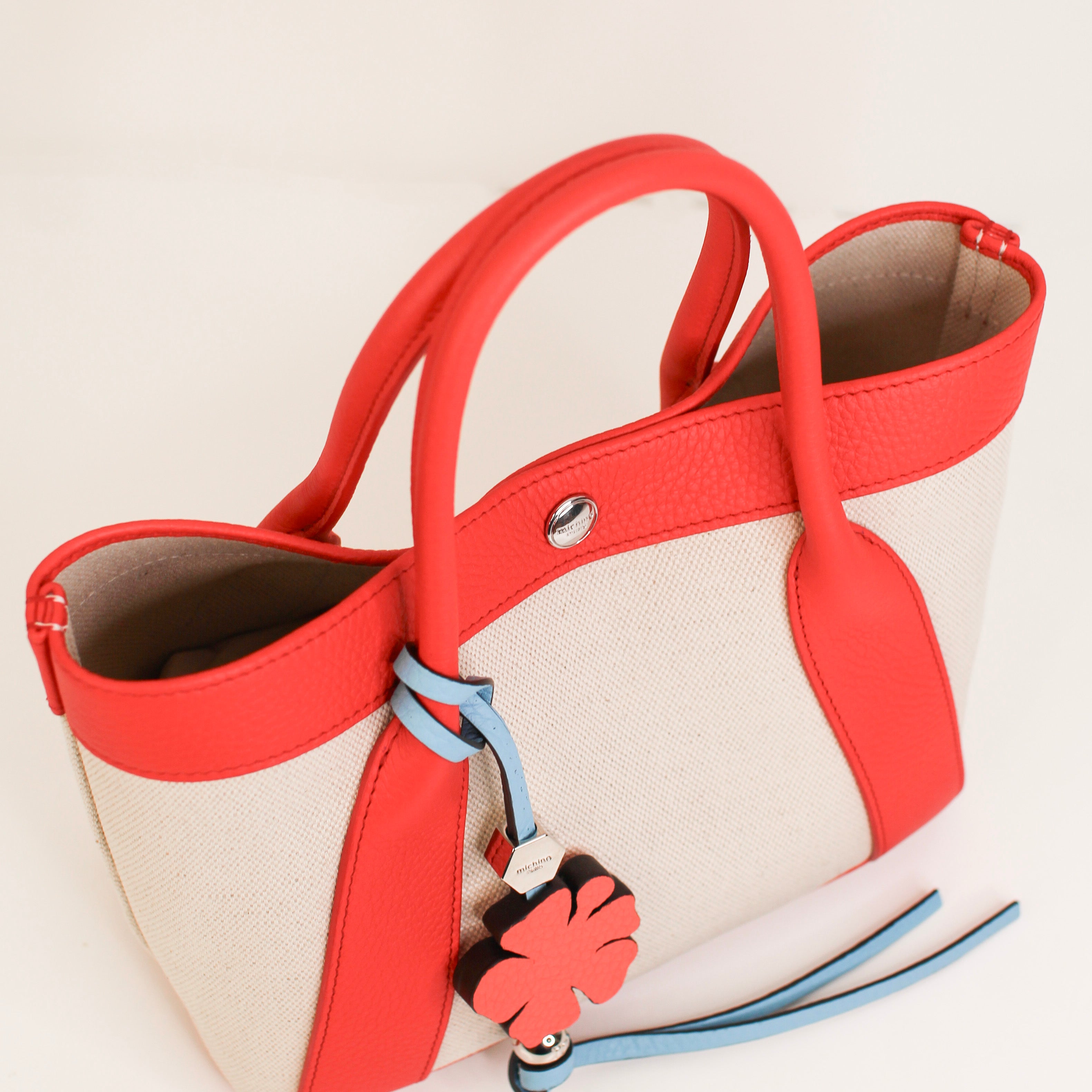 SAC CABAS EN TOILE SEINE20 GERANIUM