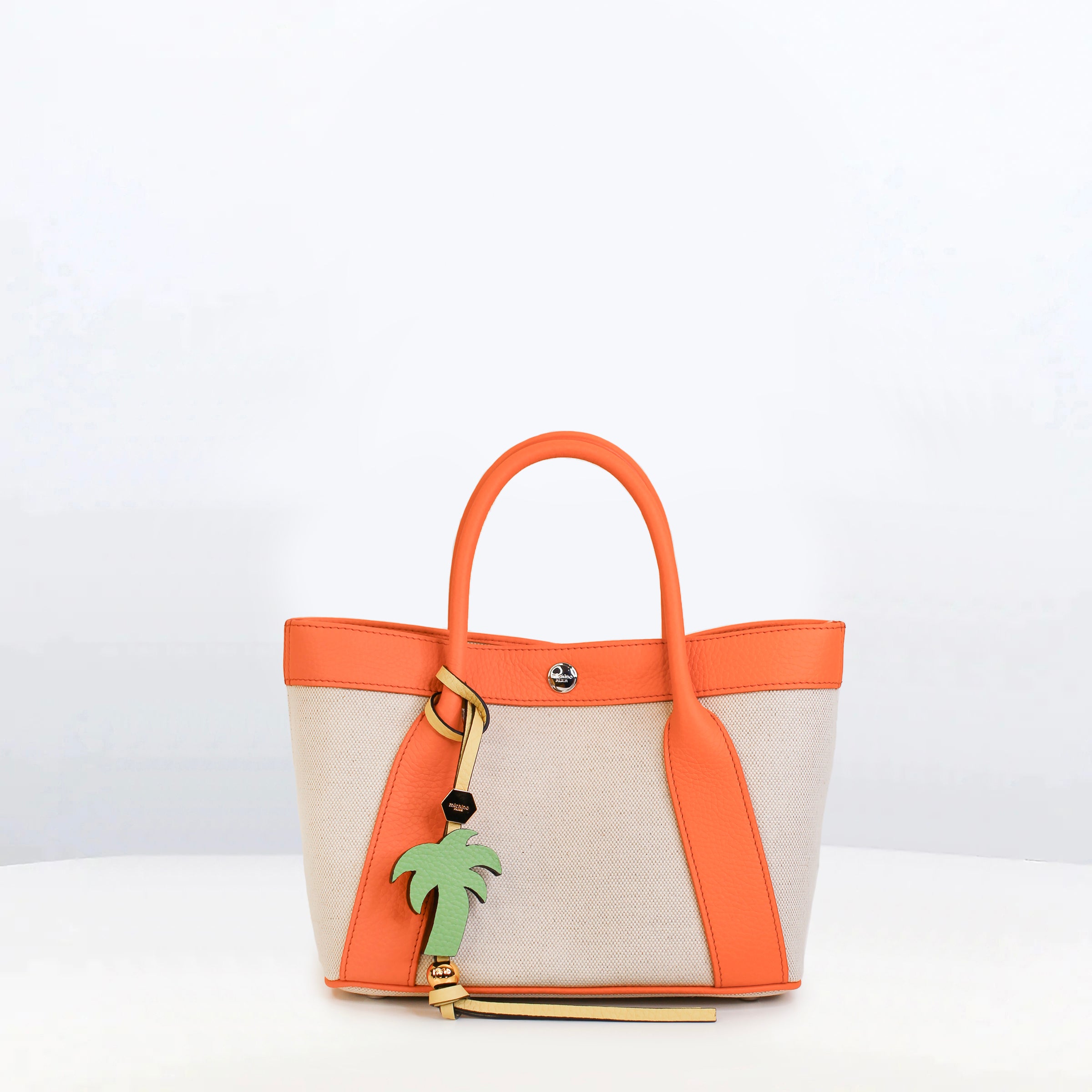 SAC CABAS EN TOILE SEINE 20 ORANGE