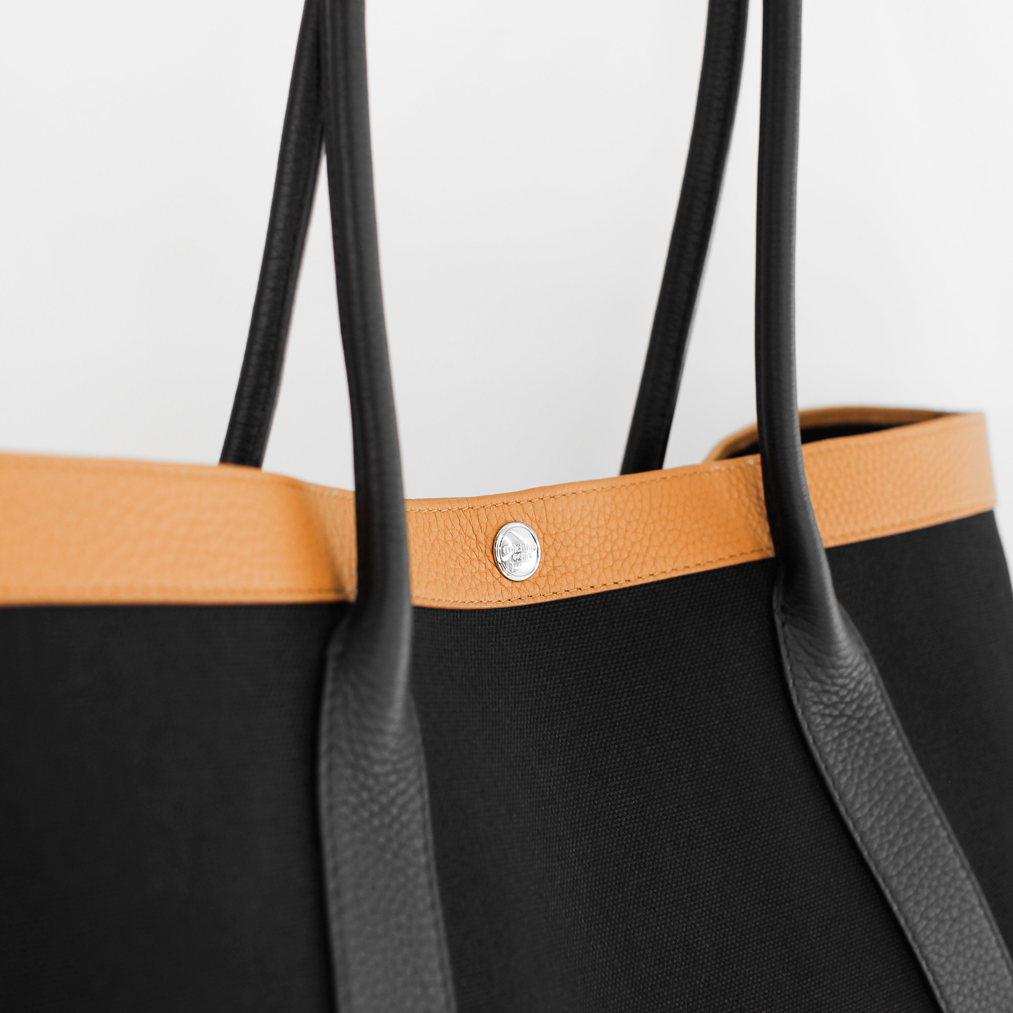 SAC CABAS EN TOILE SEINE40 CAMEL