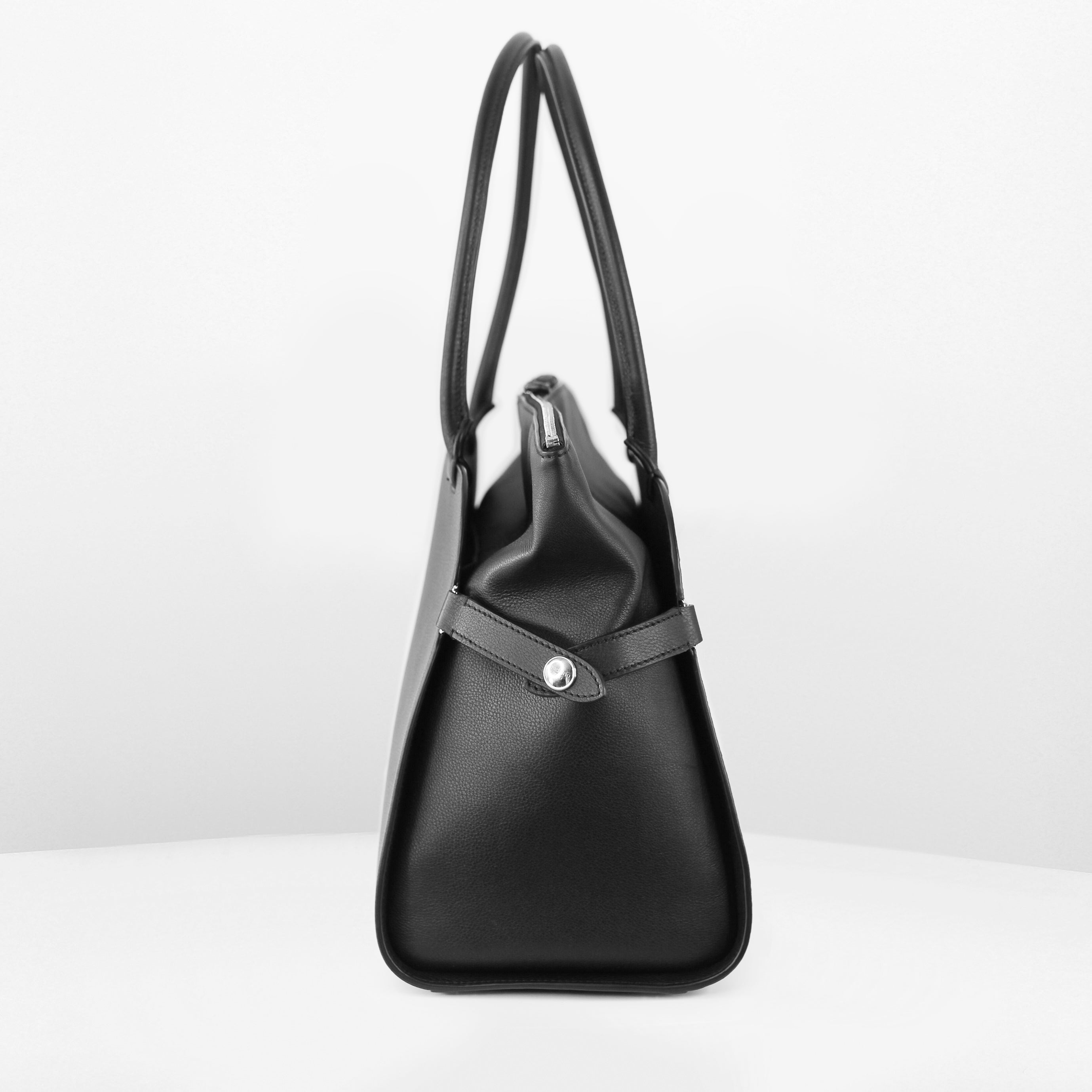 SEPTIEME MM LEDERHANDTASCHE SCHWARZ
